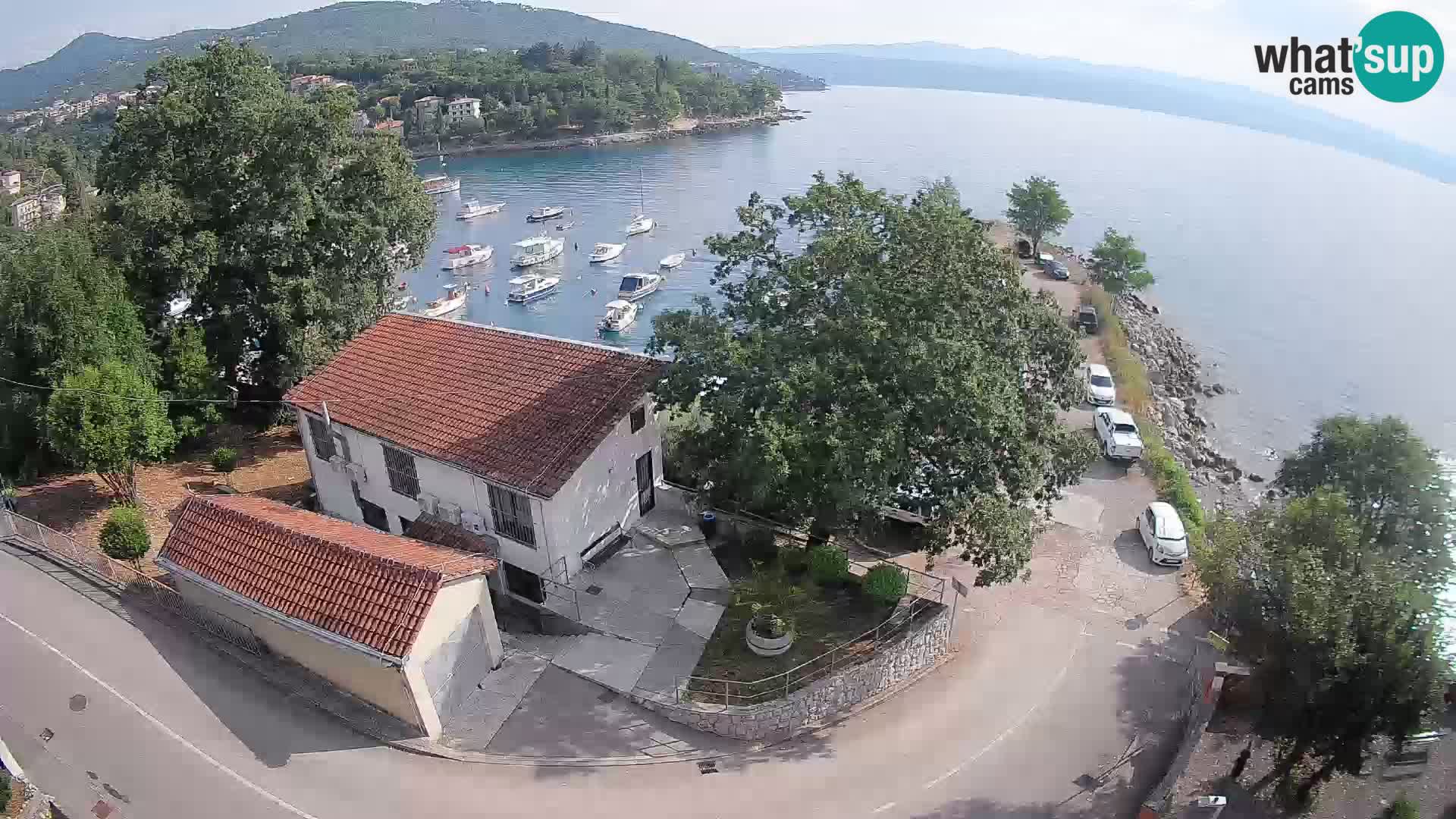 Webcam porto Ika – Vista LIVE sul porto e le luci di Opatija
