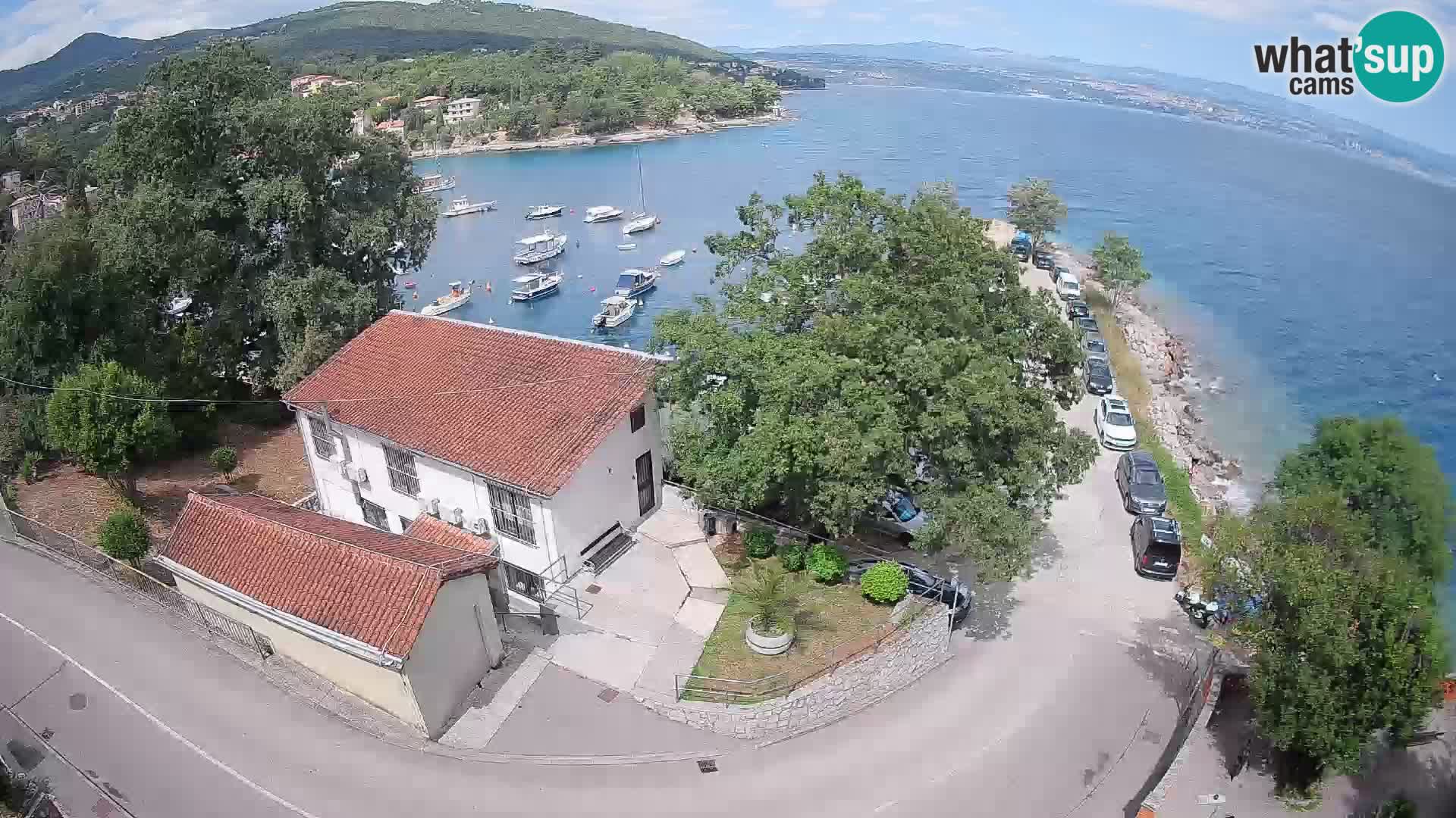 Webcam port d’Ika – Vue en direct et lumières d’Opatija