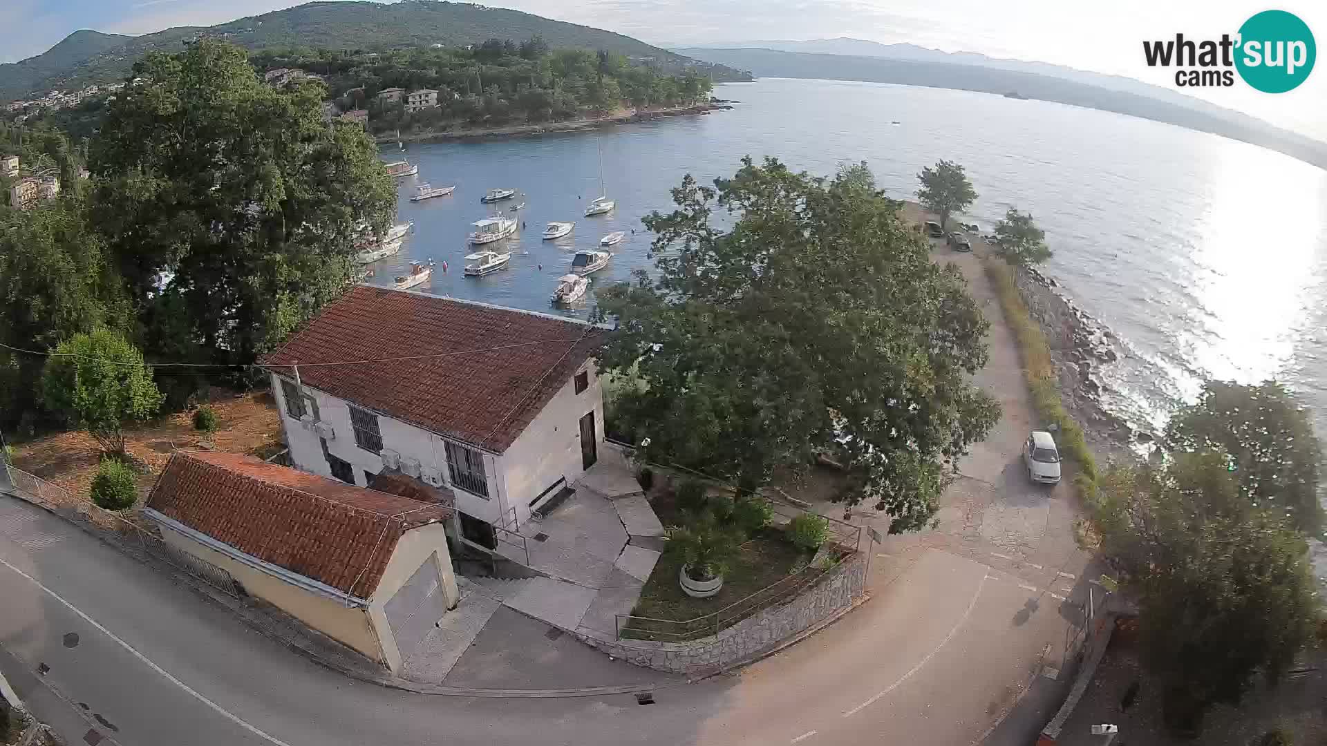 Webcam porto Ika – Vista LIVE sul porto e le luci di Opatija