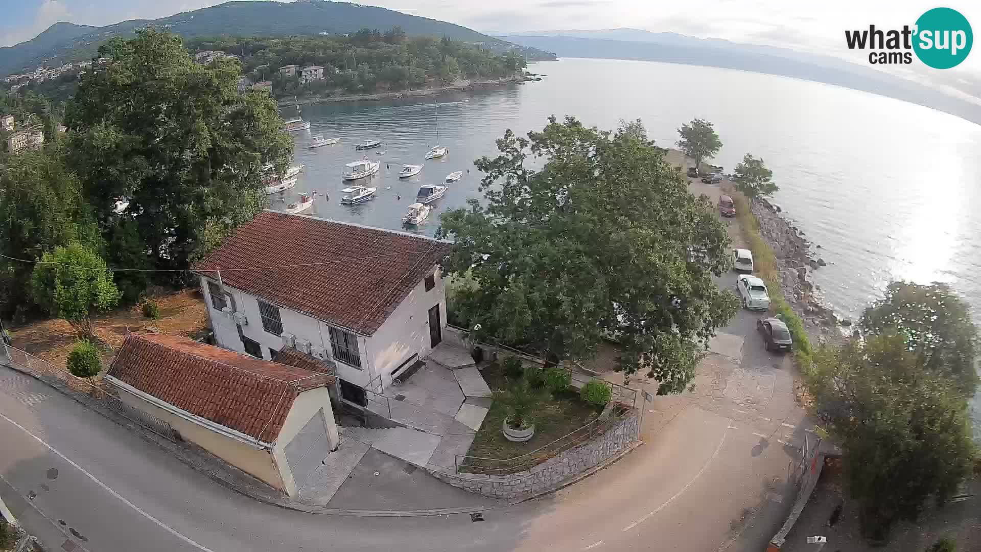 Webcam porto Ika – Vista LIVE sul porto e le luci di Opatija