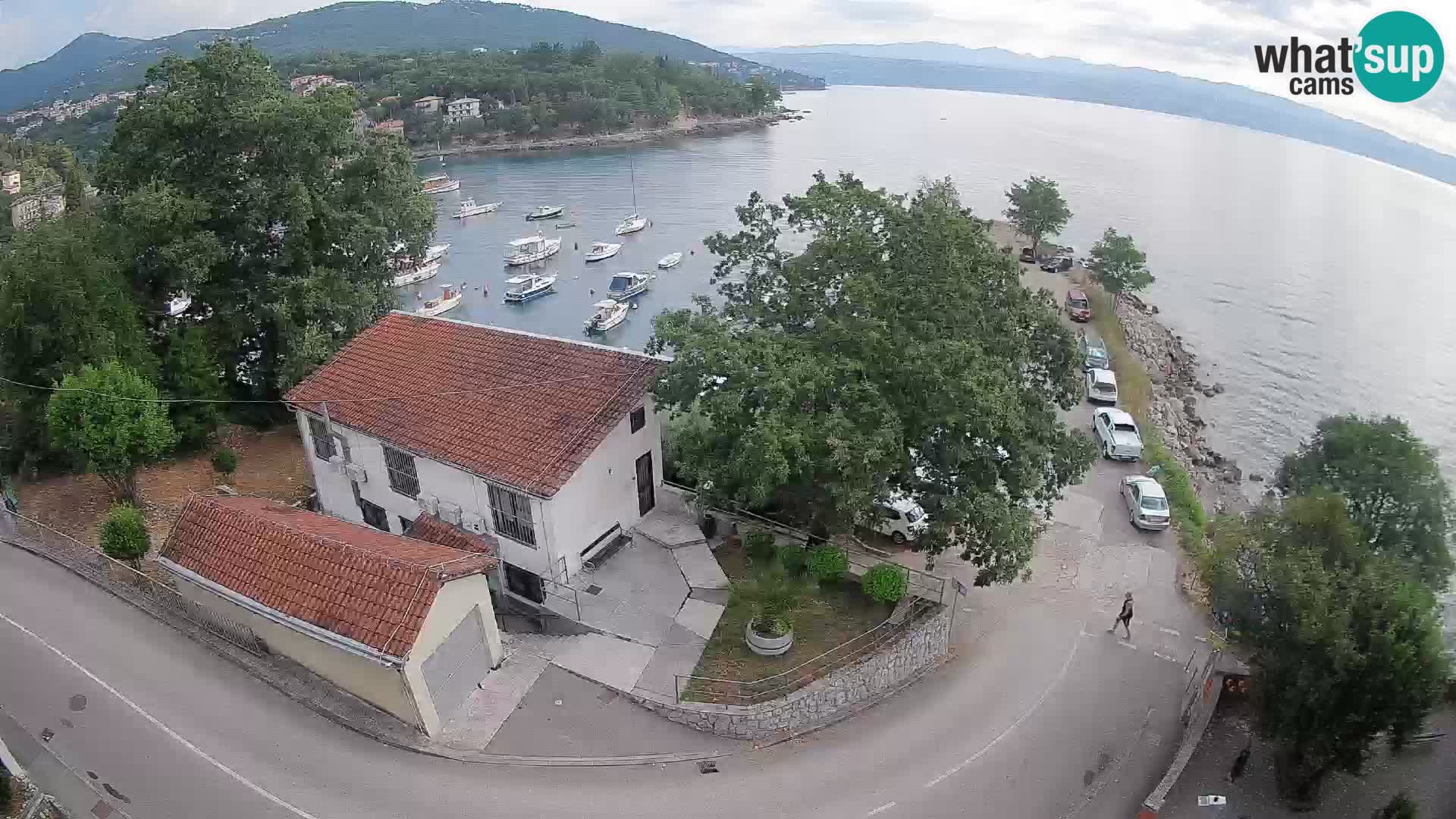 Webcam porto Ika – Vista LIVE sul porto e le luci di Opatija