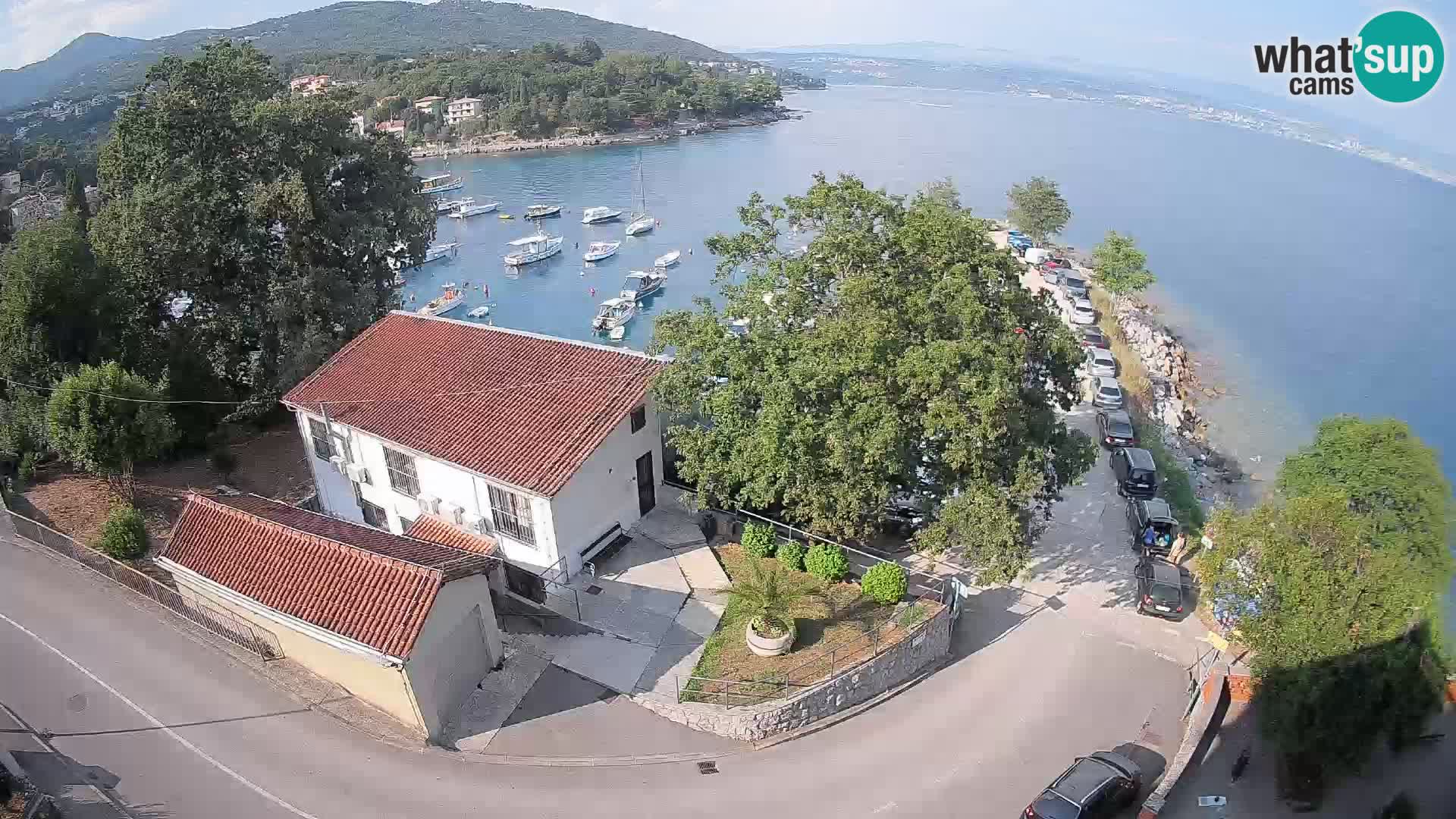Webcam porto Ika – Vista LIVE sul porto e le luci di Opatija