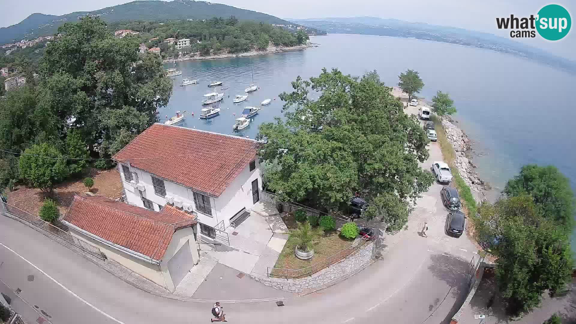 Webcam port d’Ika – Vue en direct et lumières d’Opatija