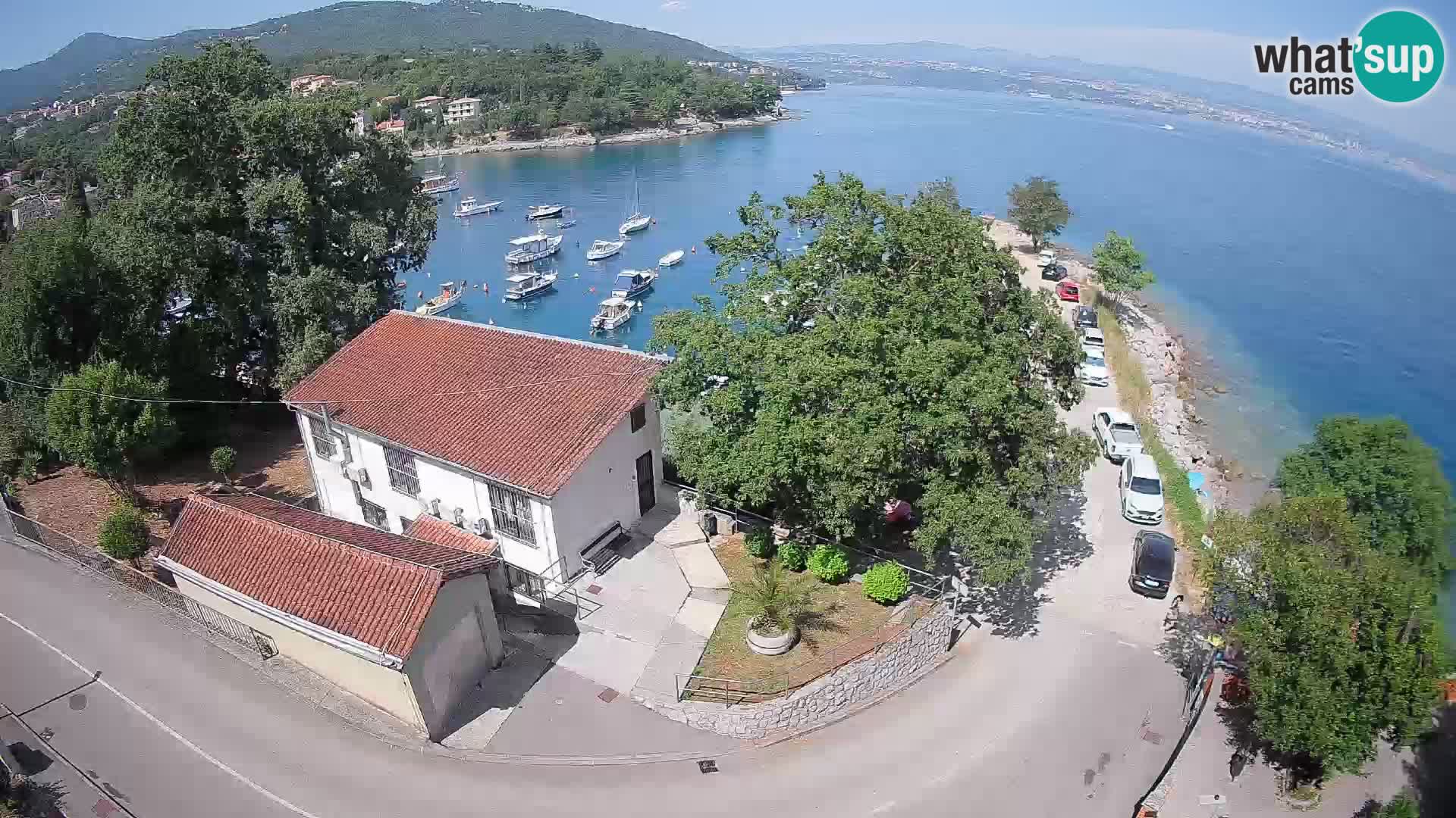 Webcam port d’Ika – Vue en direct et lumières d’Opatija