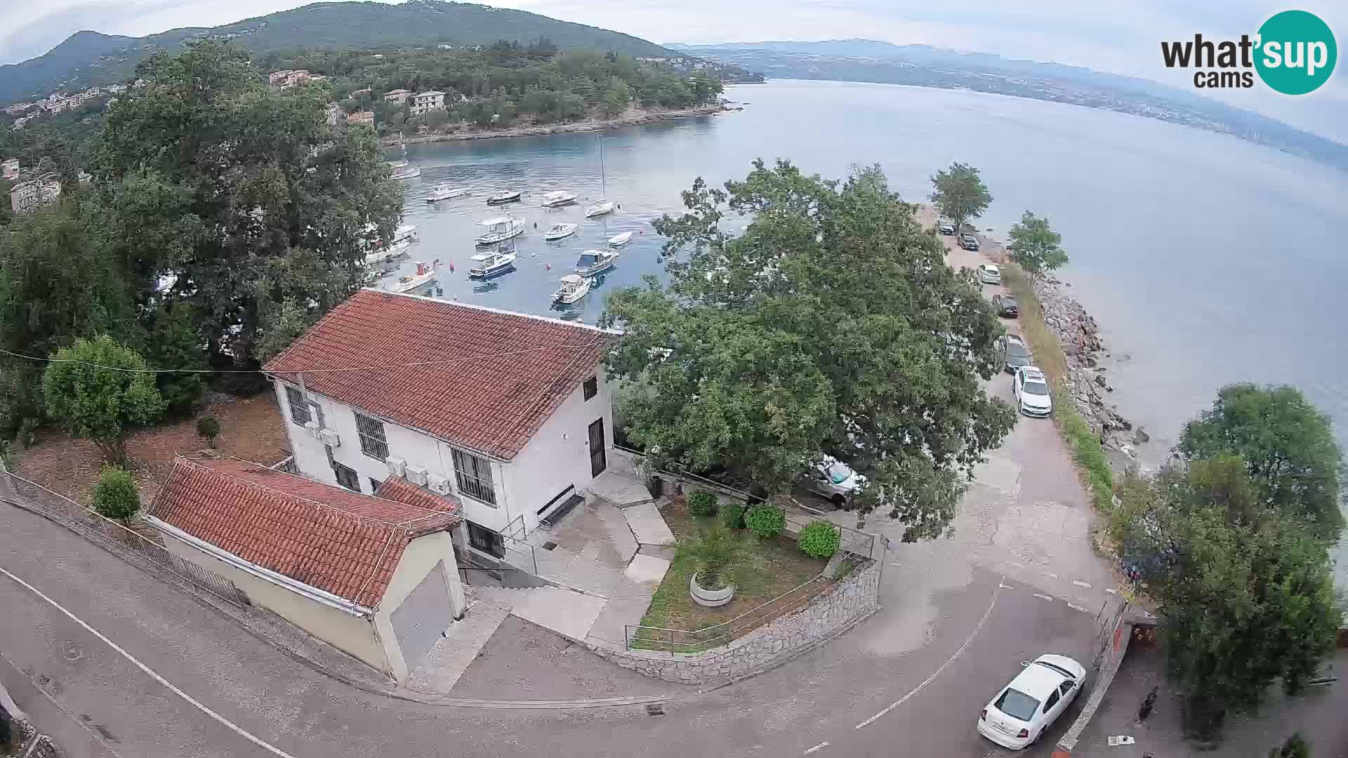 Webcam port d’Ika – Vue en direct et lumières d’Opatija