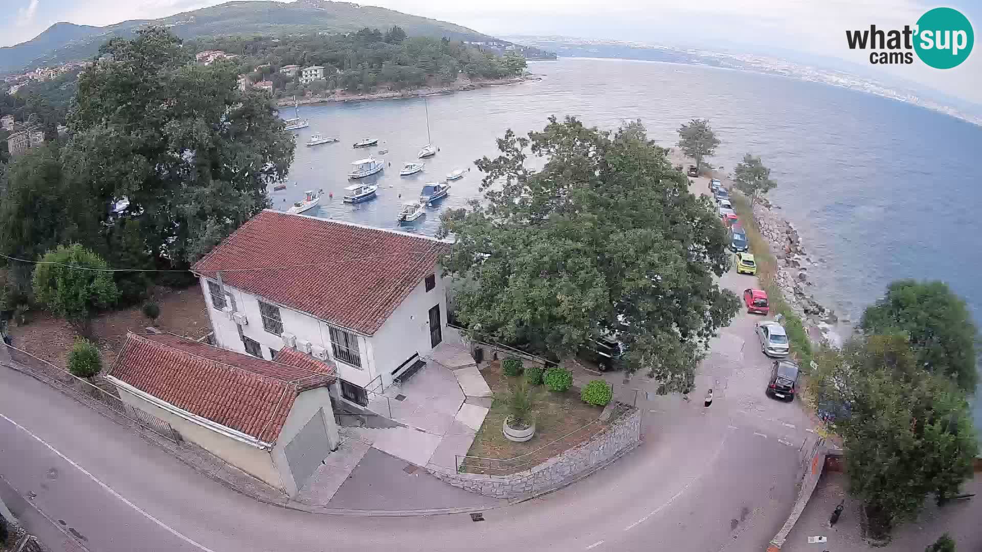 Webcam porto Ika – Vista LIVE sul porto e le luci di Opatija