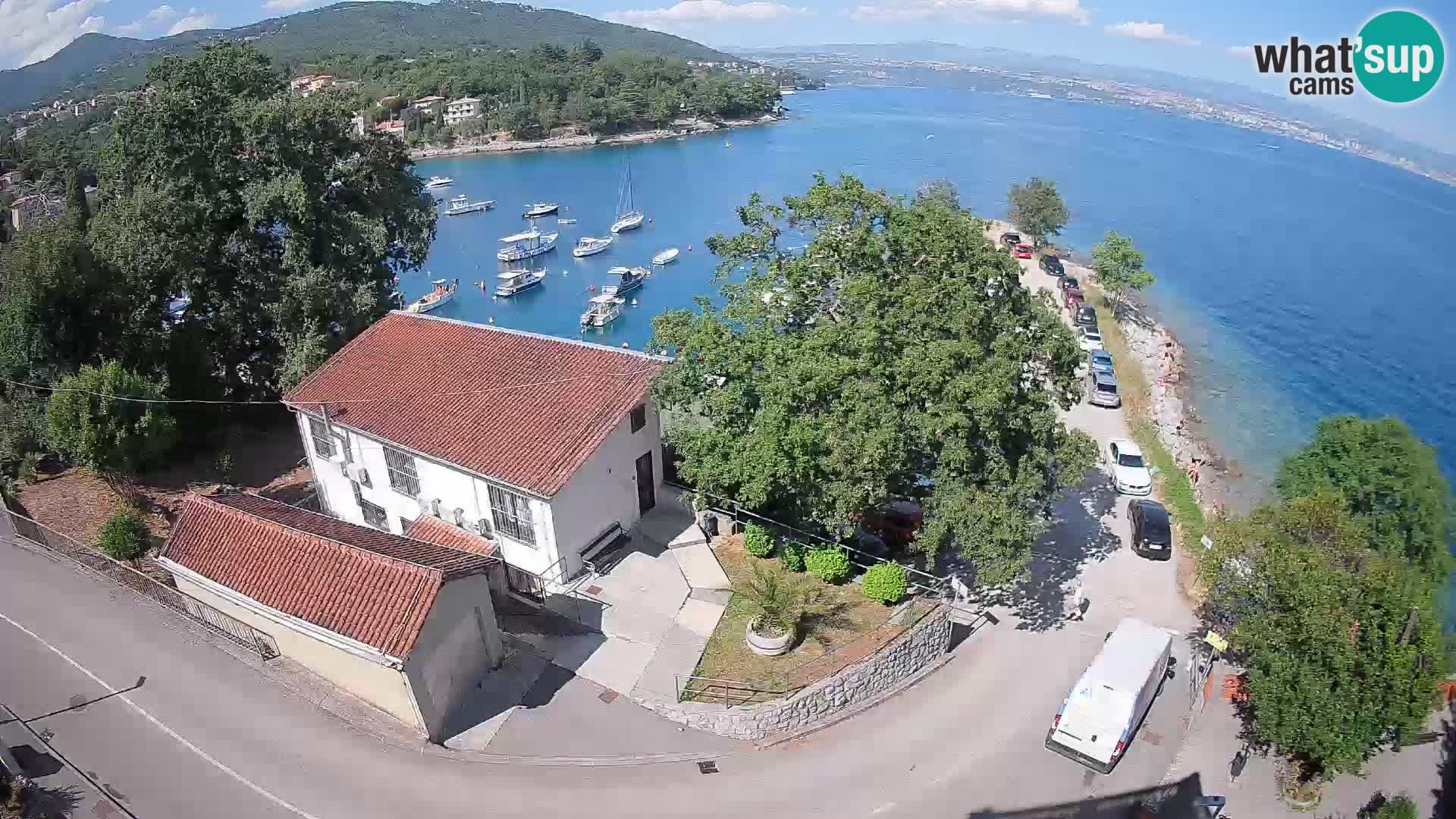 Webcam Ika Hafen – LIVE Blick auf den Hafen und die Lichter von Opatija