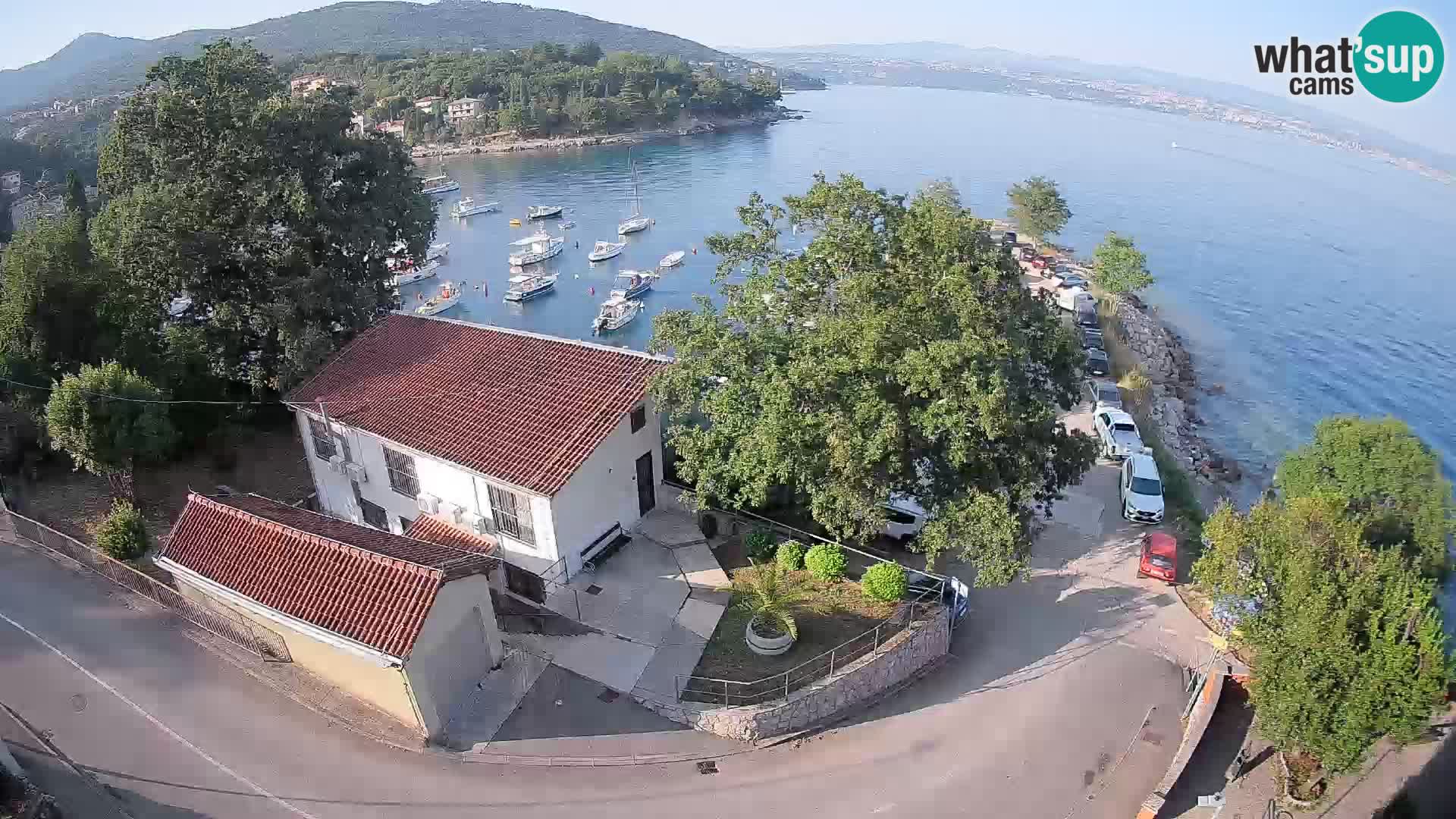 Webcam porto Ika – Vista LIVE sul porto e le luci di Opatija