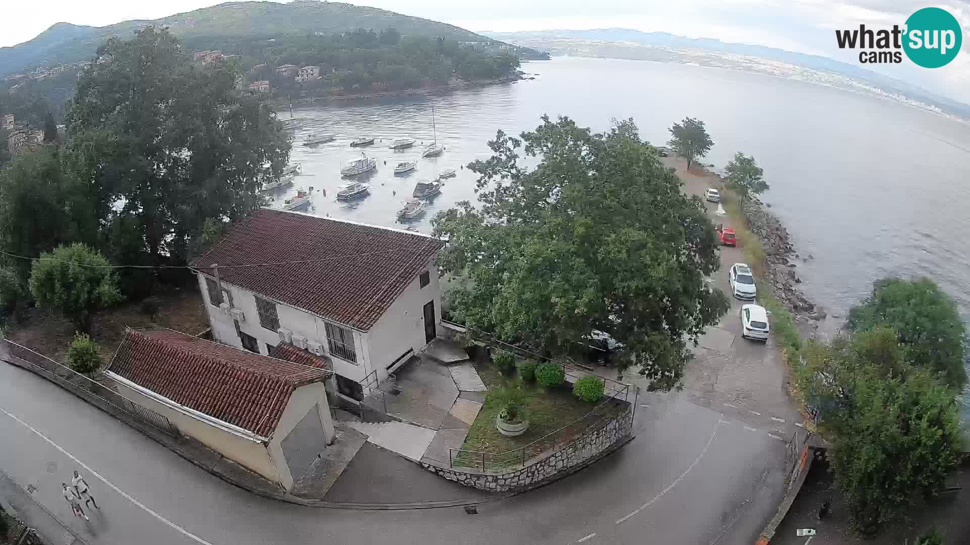 Webcam puerto de Ika – Vista en directo y luces de Opatija