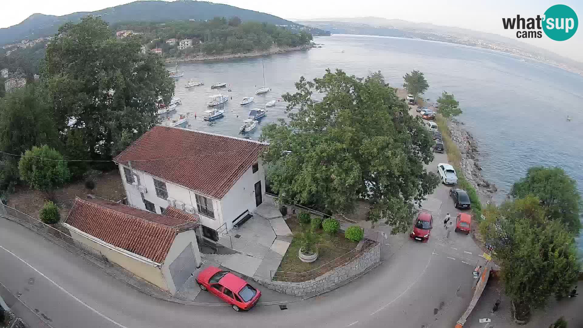 Webcam porto Ika – Vista LIVE sul porto e le luci di Opatija