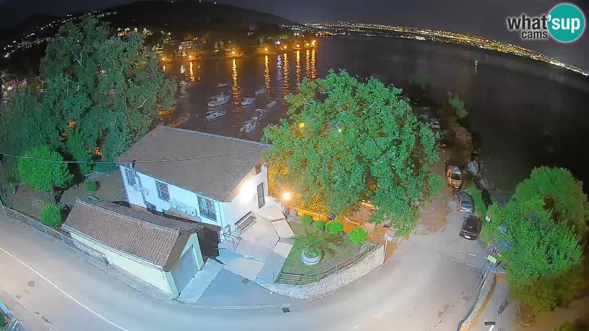 Webcam Ika Hafen – LIVE Blick auf den Hafen und die Lichter von Opatija