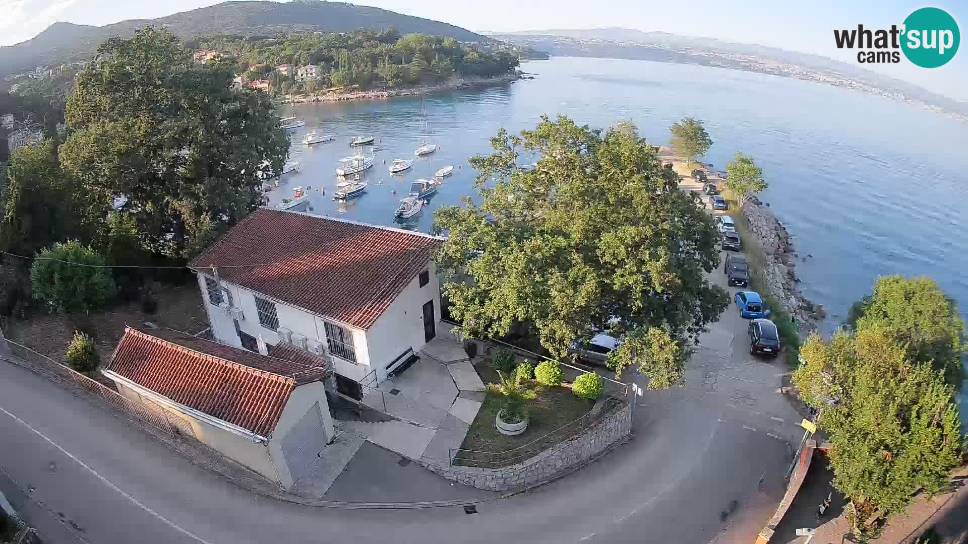 Webcam porto Ika – Vista LIVE sul porto e le luci di Opatija