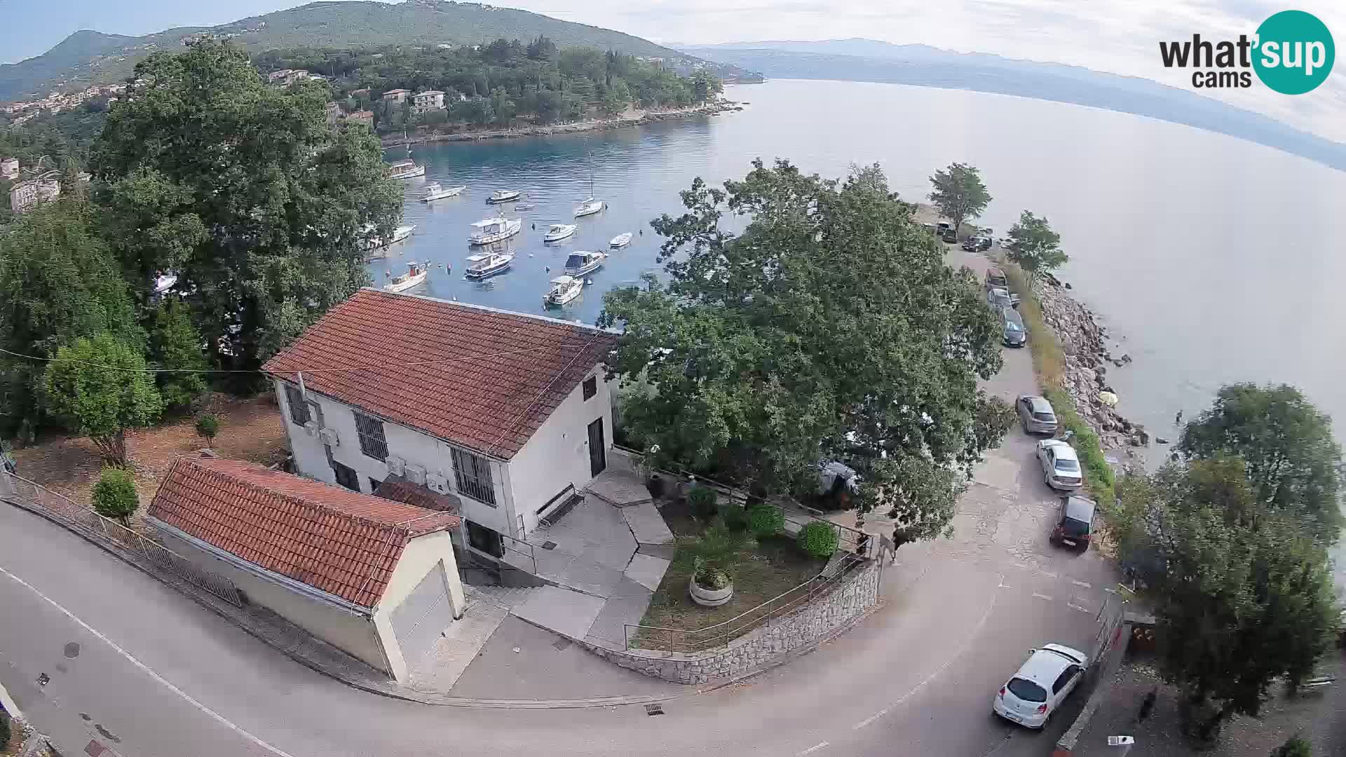 Webcam porto Ika – Vista LIVE sul porto e le luci di Opatija