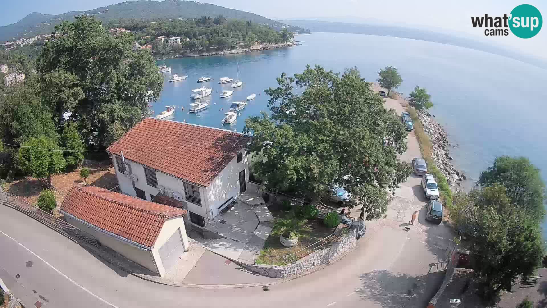 Webcam port d’Ika – Vue en direct et lumières d’Opatija