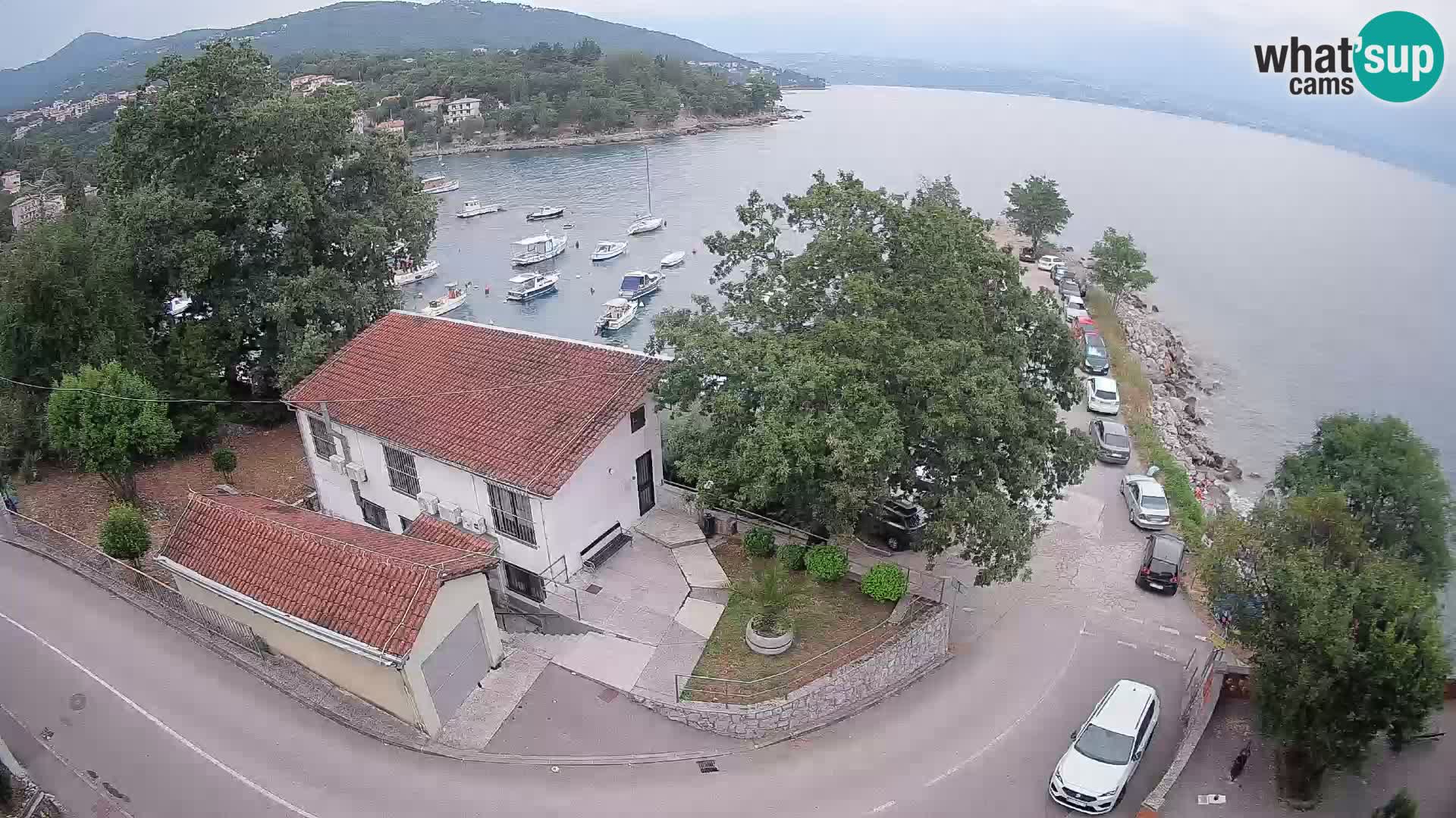 Webcam port d’Ika – Vue en direct et lumières d’Opatija