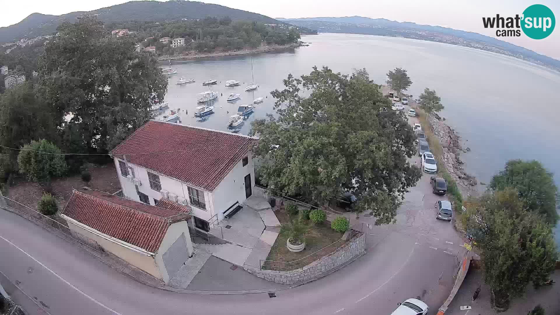 Webcam port d’Ika – Vue en direct et lumières d’Opatija