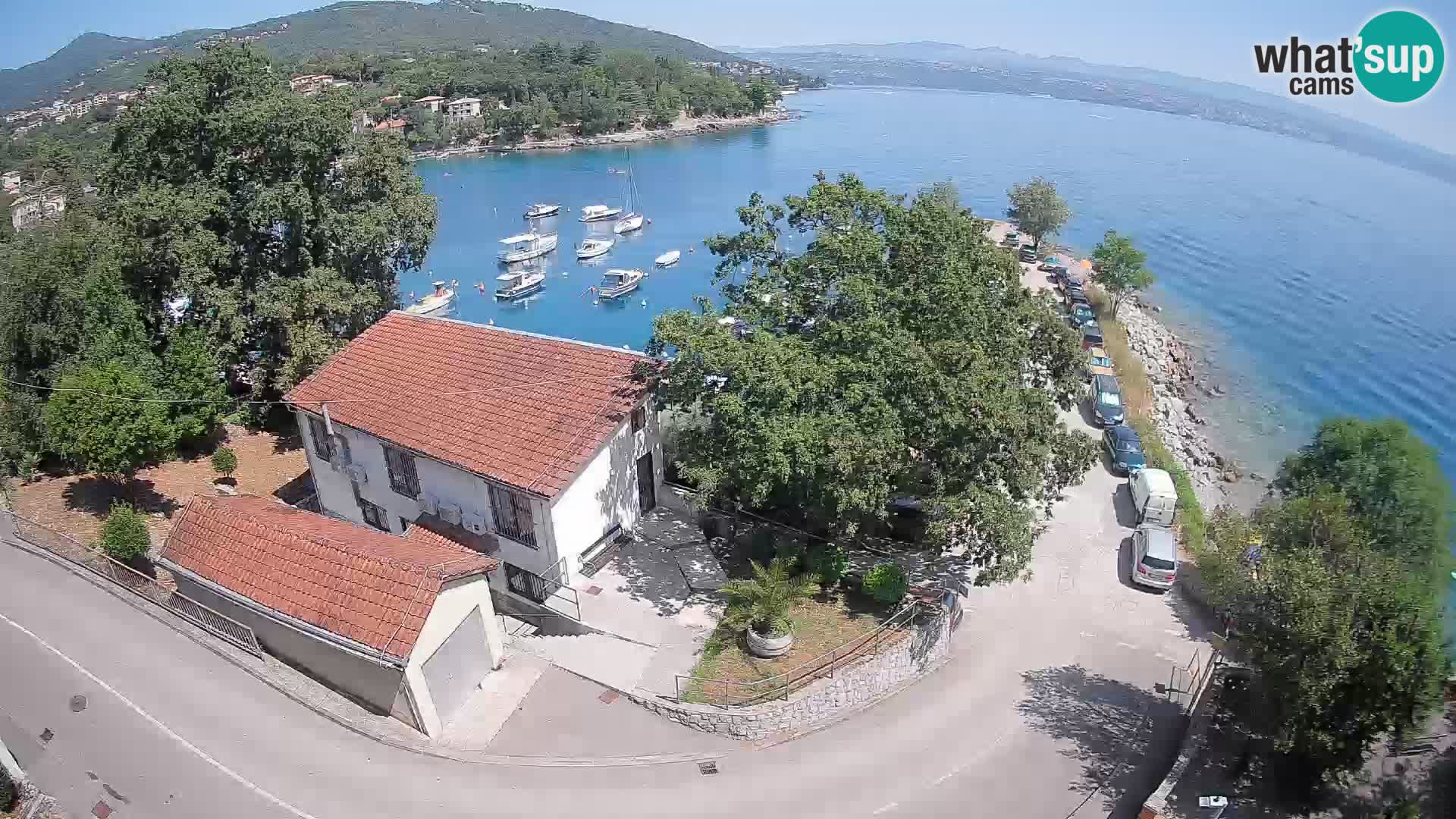 Webcam porto Ika – Vista LIVE sul porto e le luci di Opatija