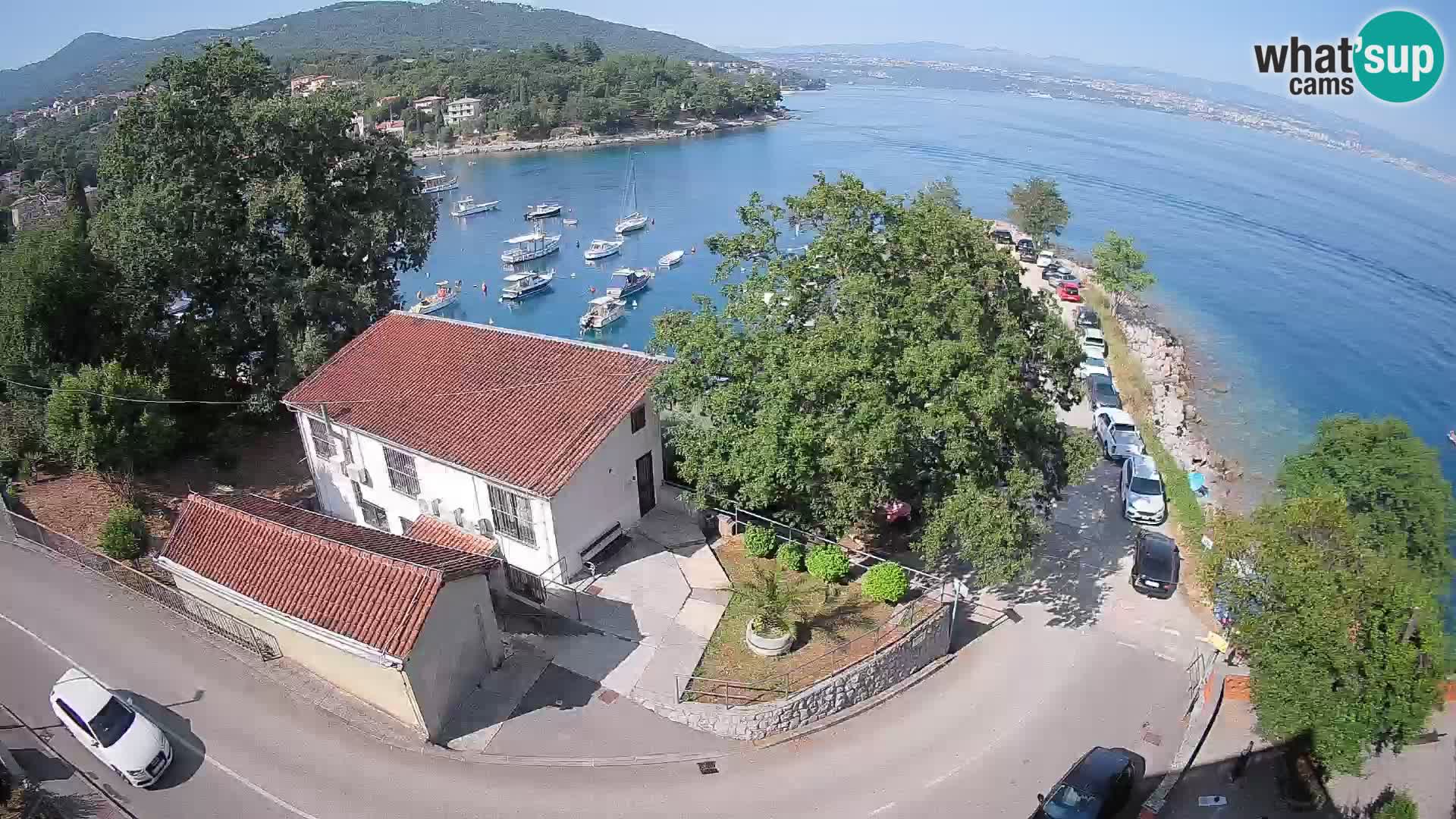 Webcam porto Ika – Vista LIVE sul porto e le luci di Opatija