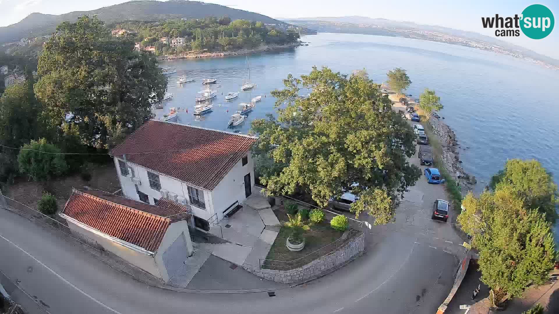 Webcam porto Ika – Vista LIVE sul porto e le luci di Opatija