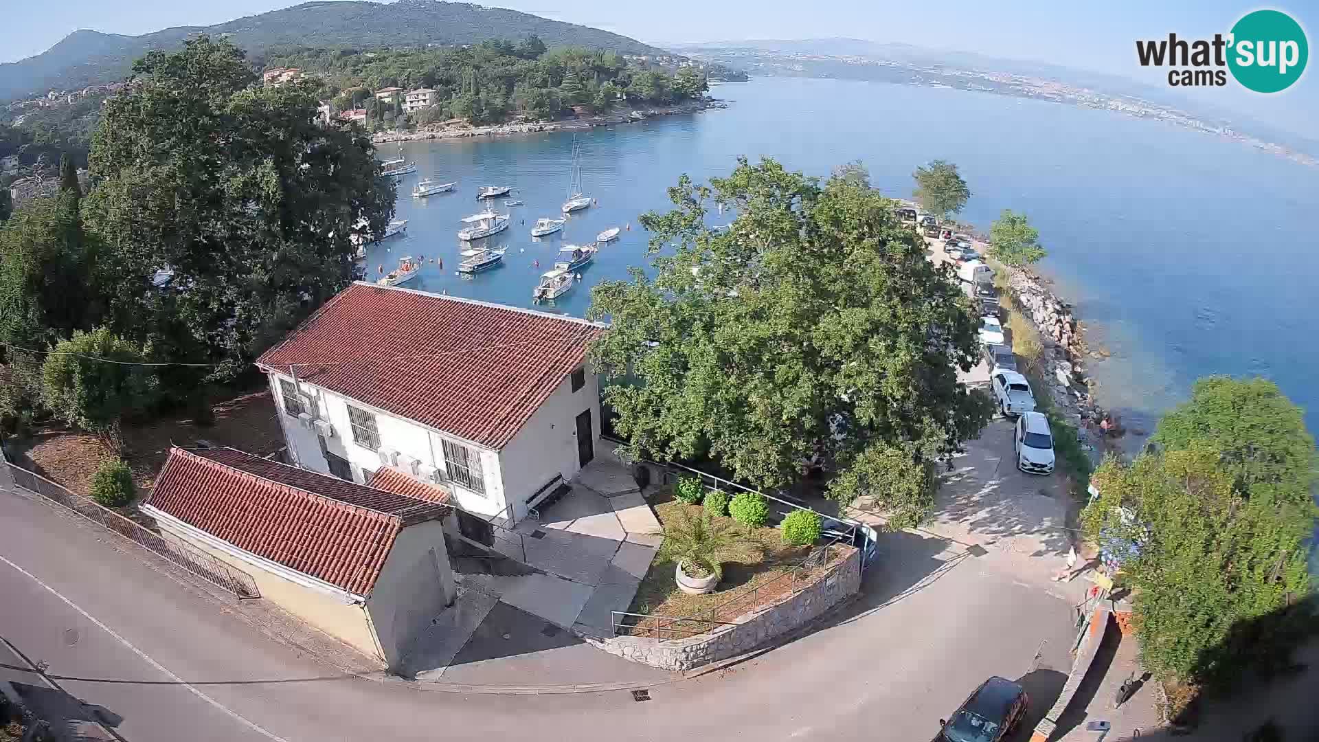 Webcam port d’Ika – Vue en direct et lumières d’Opatija