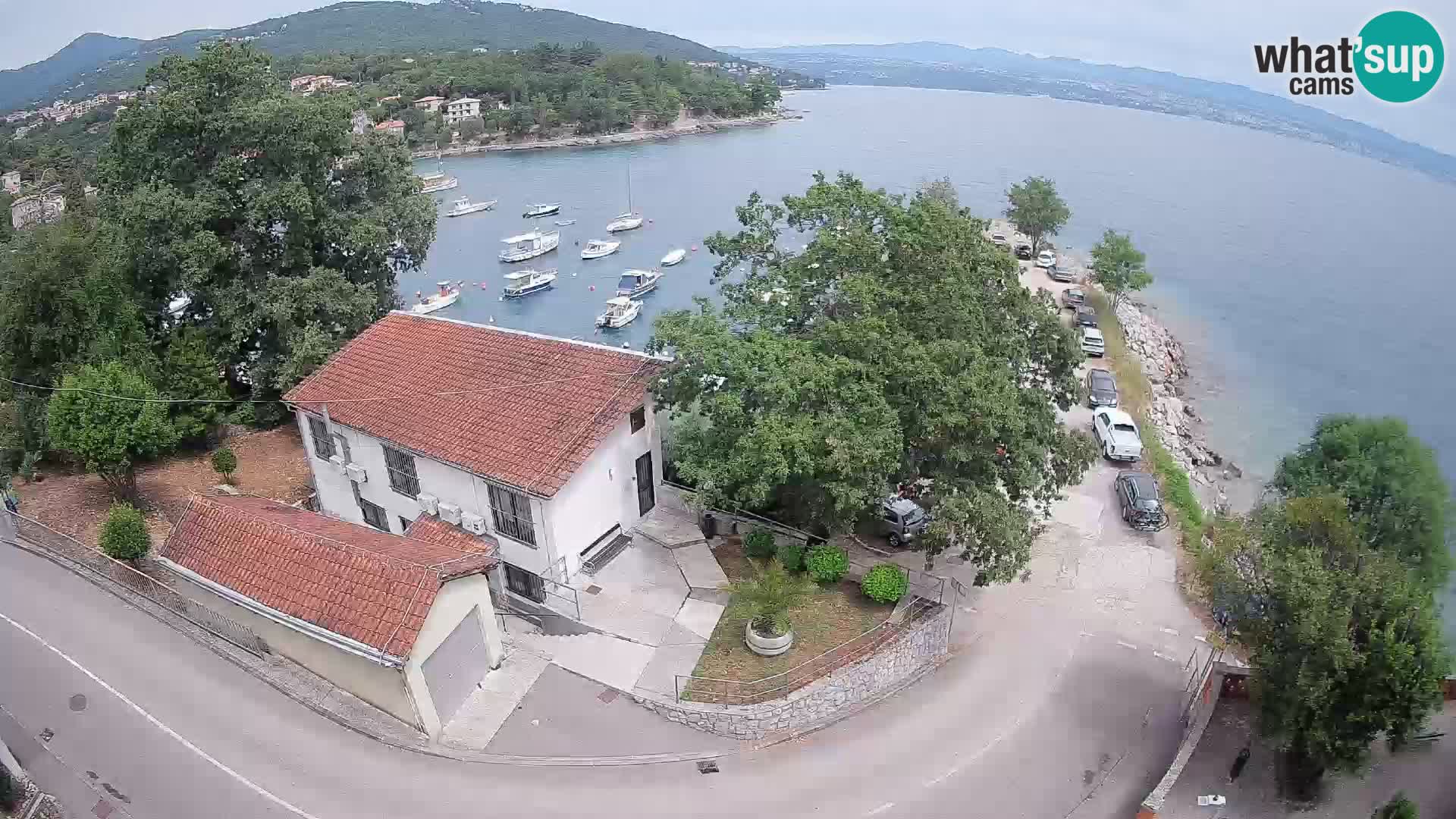 Webcam porto Ika – Vista LIVE sul porto e le luci di Opatija