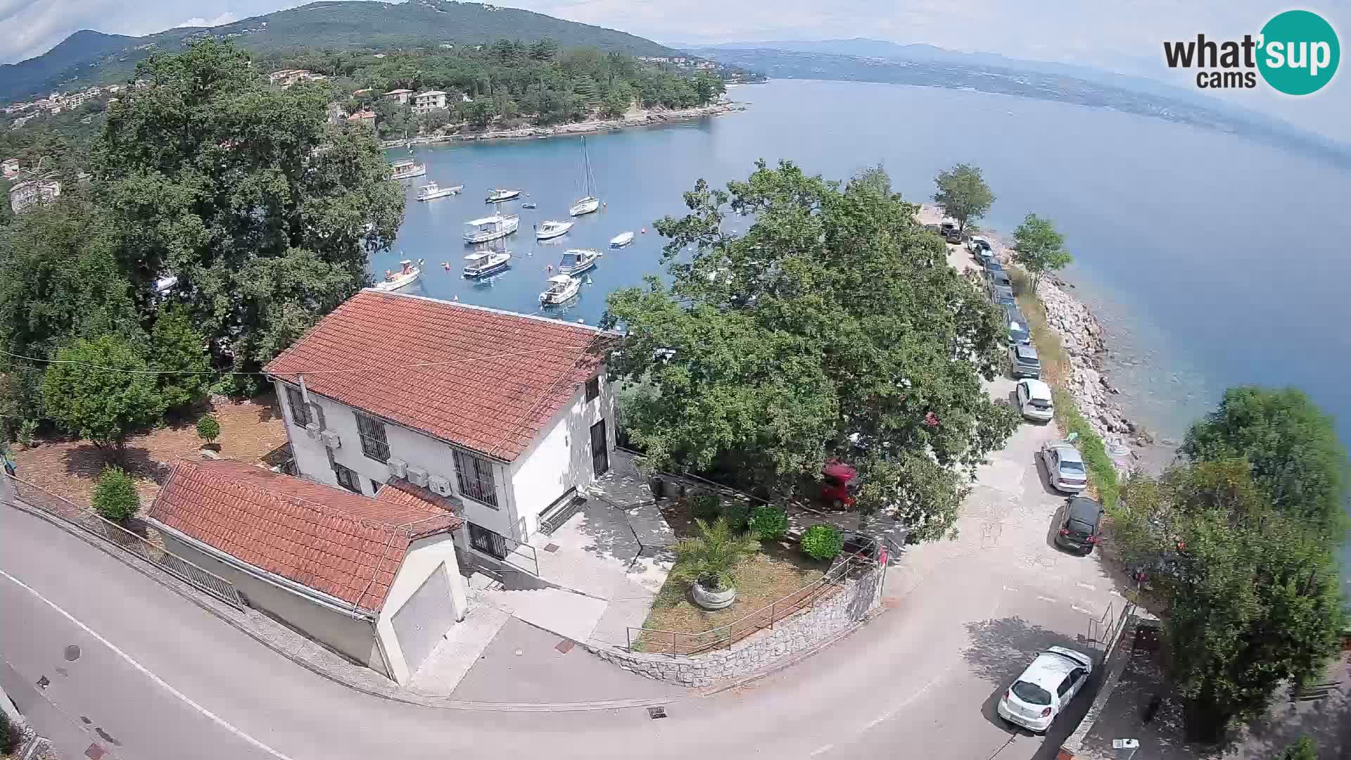 Webcam porto Ika – Vista LIVE sul porto e le luci di Opatija