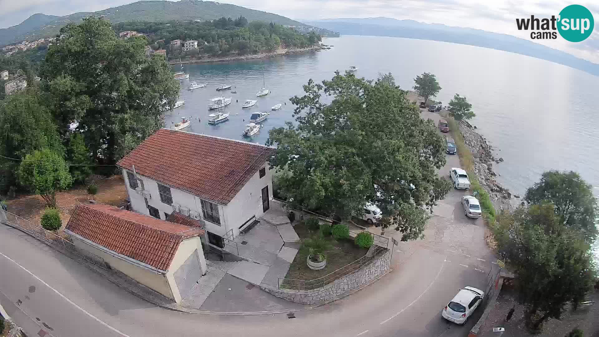 Webcam porto Ika – Vista LIVE sul porto e le luci di Opatija