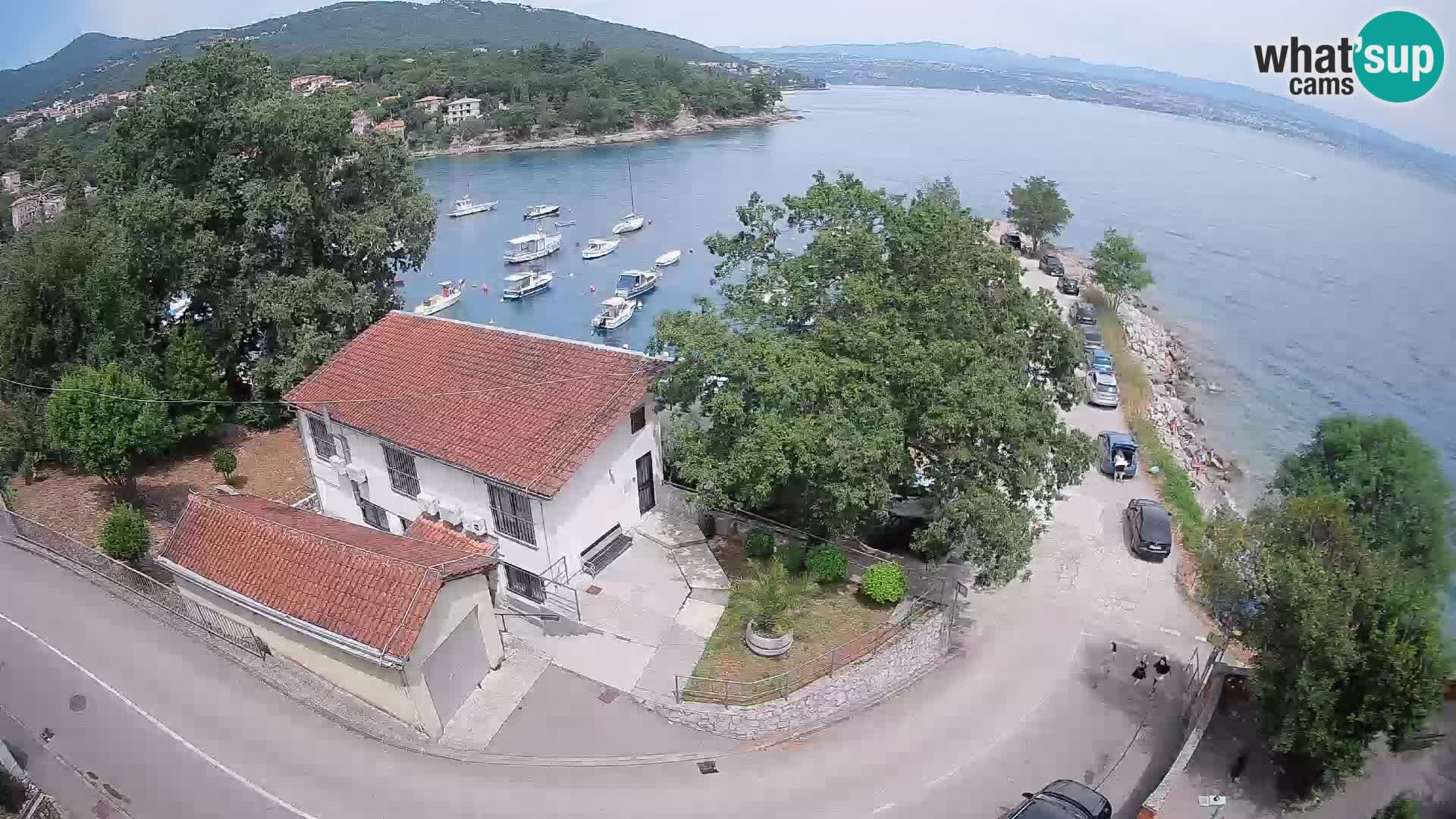 Ika Harbor Webcam – LIVE View of the Harbor and Opatija Lights