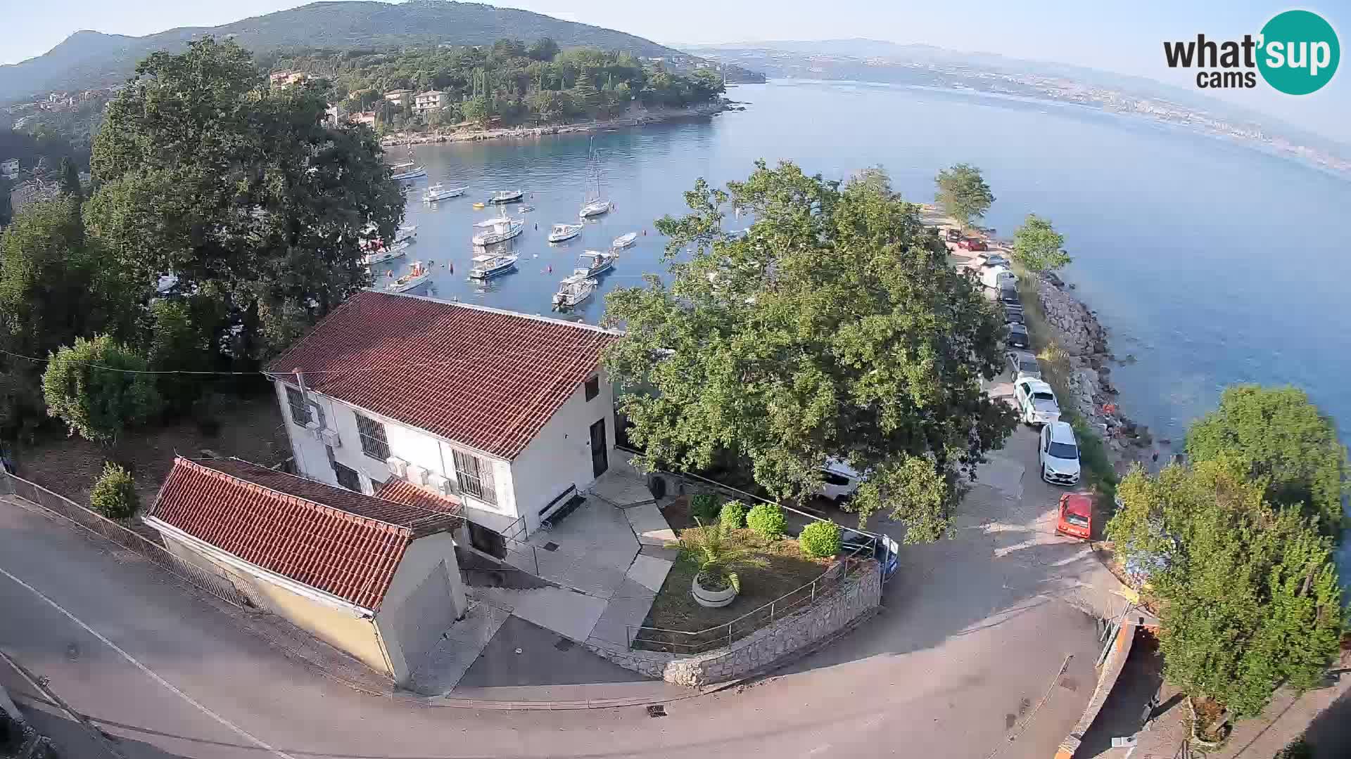Webcam port d’Ika – Vue en direct et lumières d’Opatija