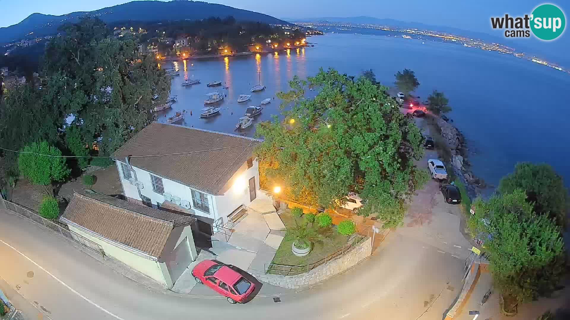 Webcam Ika Hafen – LIVE Blick auf den Hafen und die Lichter von Opatija