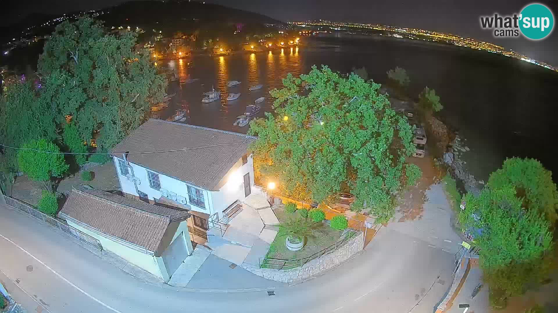 Webcam Ika Hafen – LIVE Blick auf den Hafen und die Lichter von Opatija