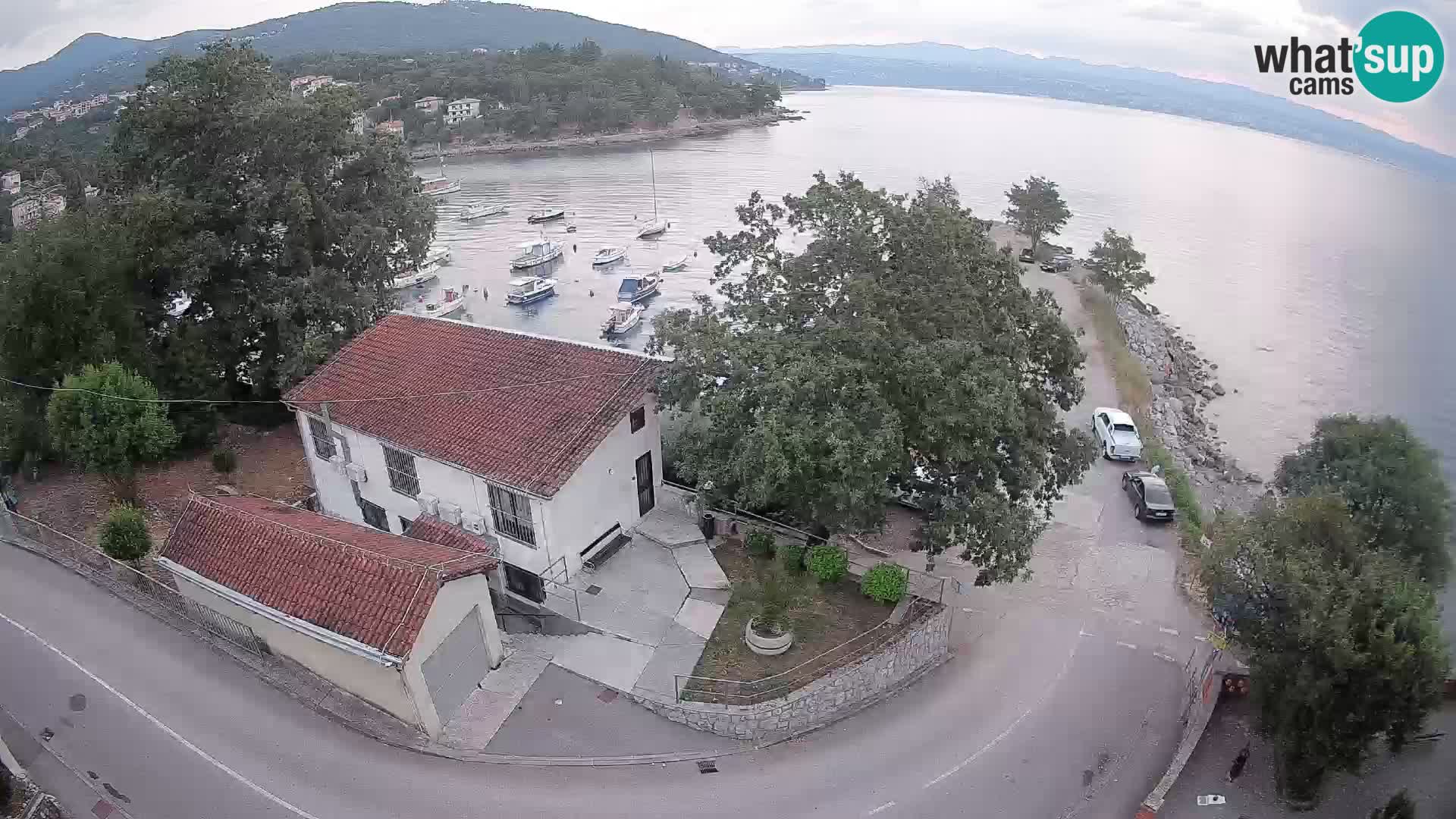 Webcam porto Ika – Vista LIVE sul porto e le luci di Opatija