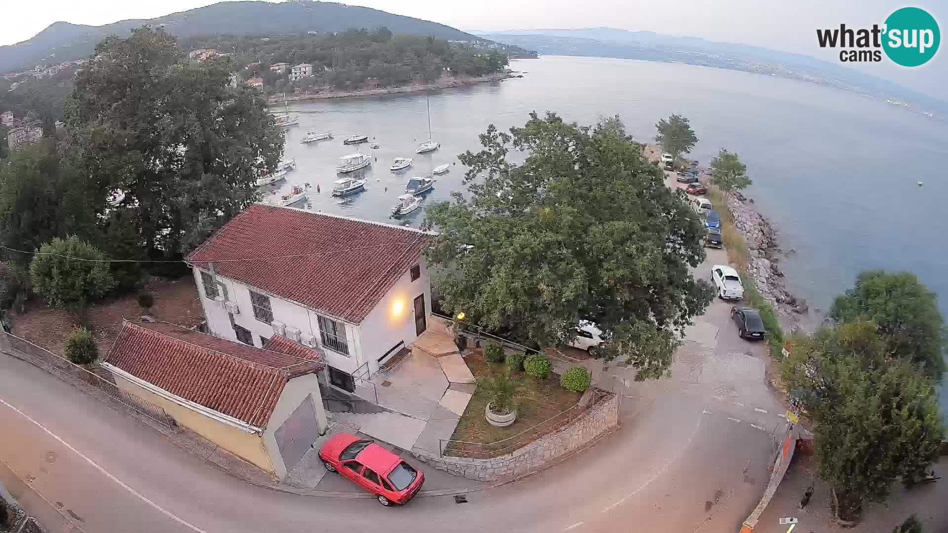 Webcam porto Ika – Vista LIVE sul porto e le luci di Opatija