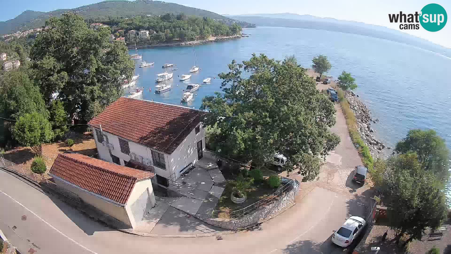 Webcam port d’Ika – Vue en direct et lumières d’Opatija