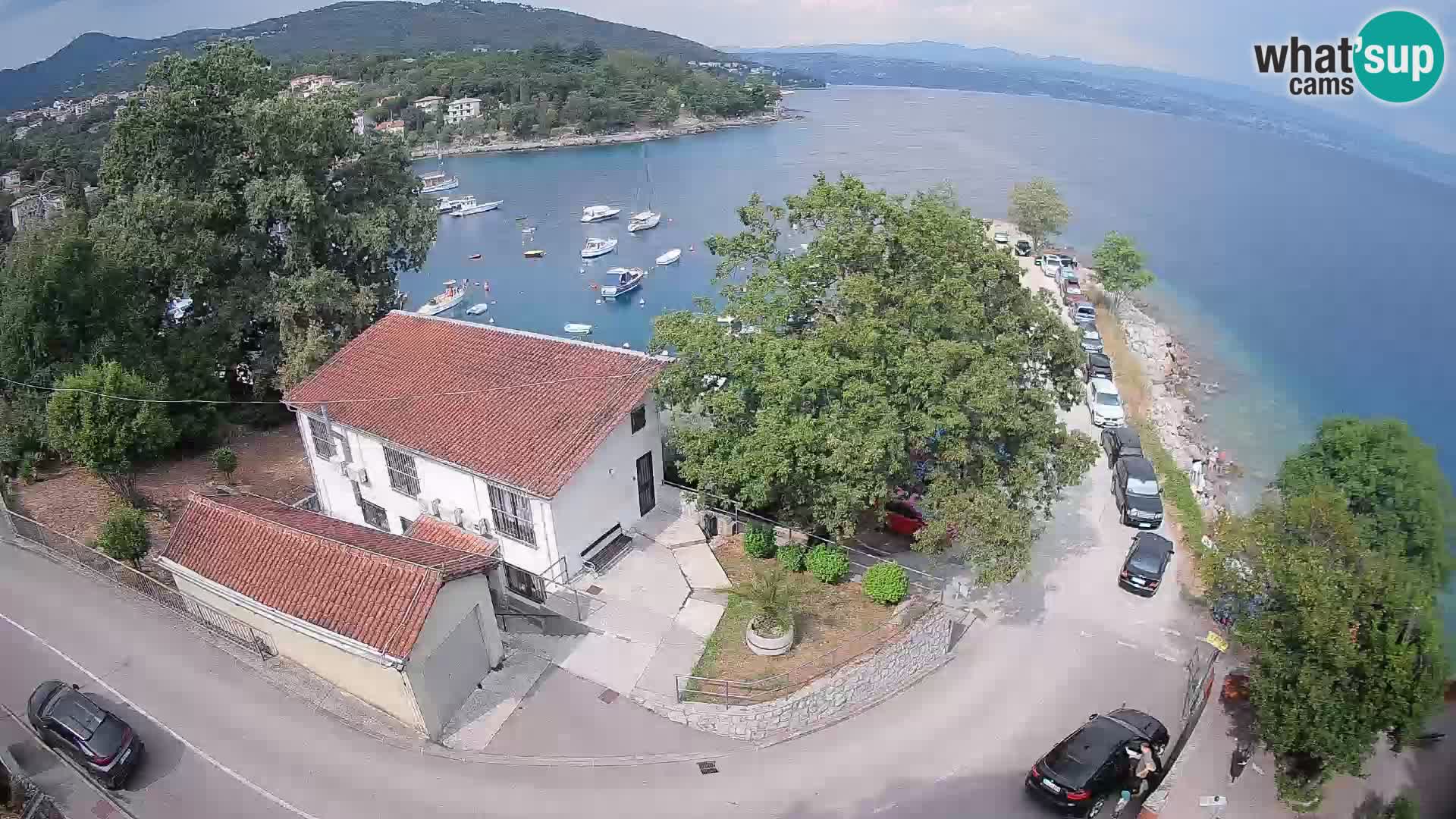 Webcam porto Ika – Vista LIVE sul porto e le luci di Opatija