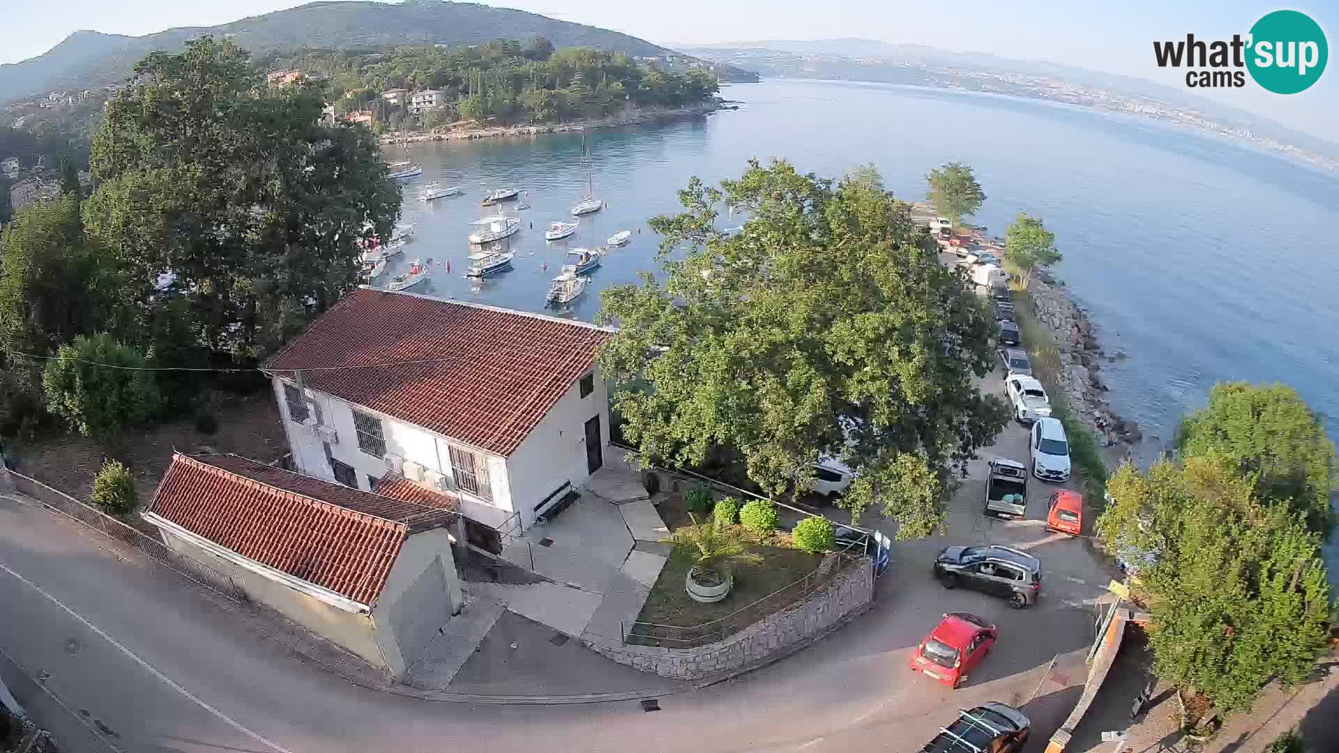 Webcam porto Ika – Vista LIVE sul porto e le luci di Opatija