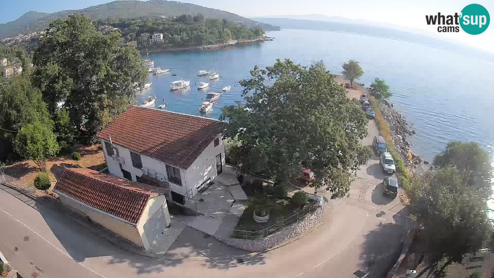 Webcam porto Ika – Vista LIVE sul porto e le luci di Opatija