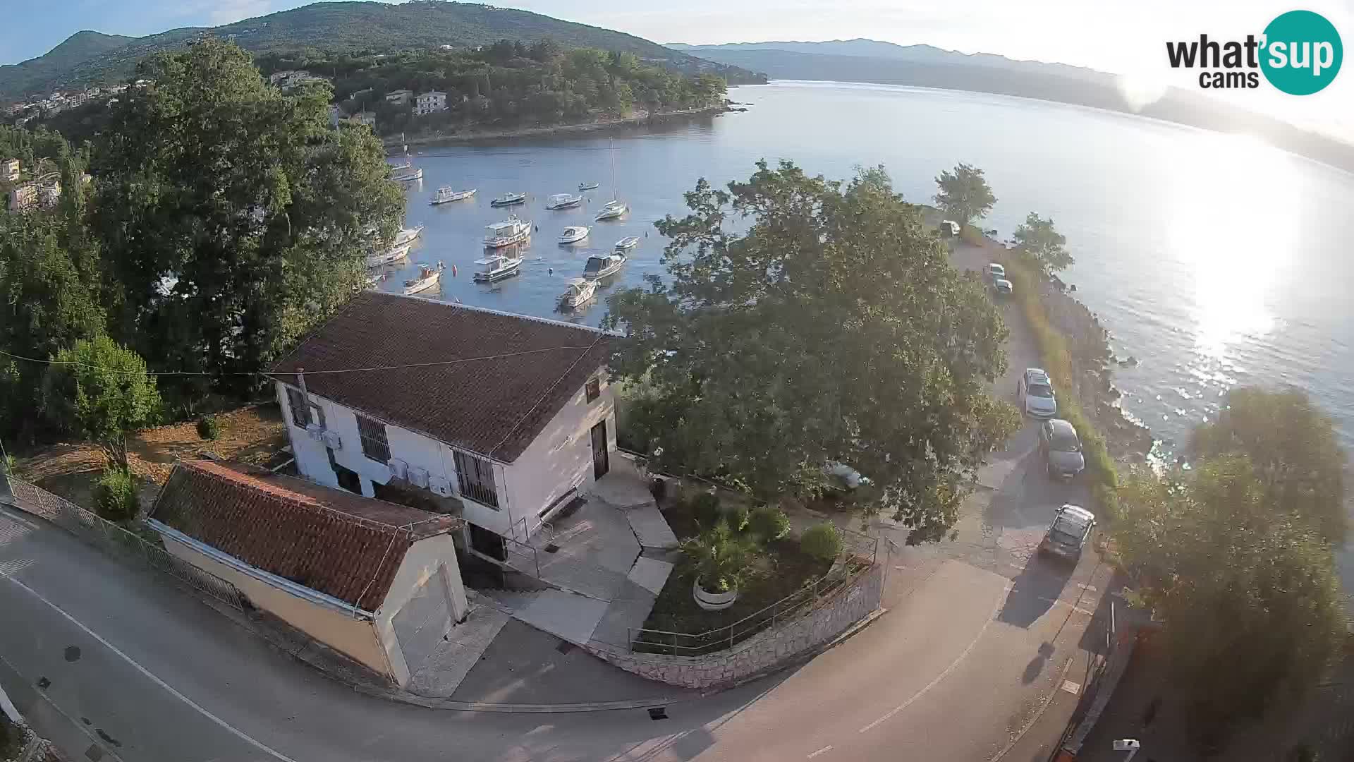 Webcam porto Ika – Vista LIVE sul porto e le luci di Opatija