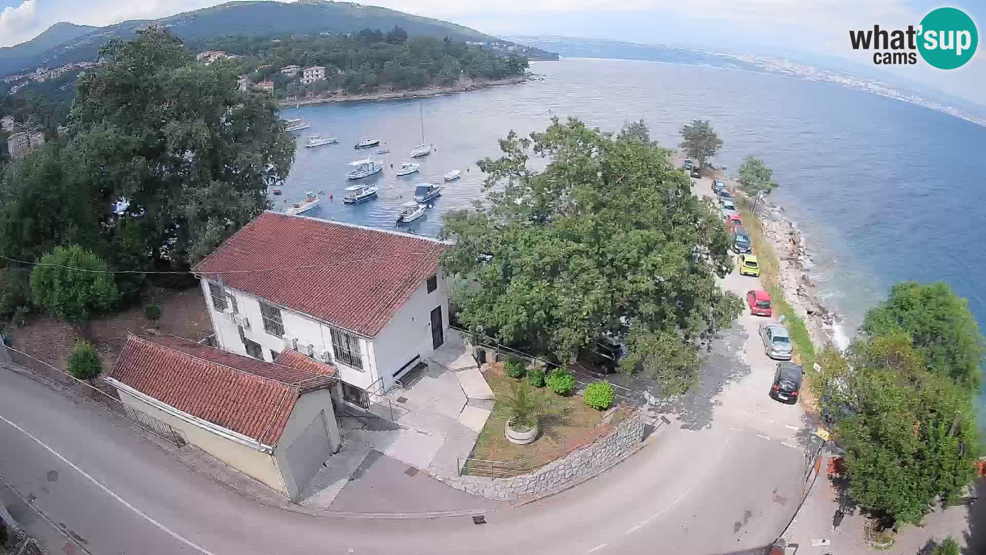 Webcam port d’Ika – Vue en direct et lumières d’Opatija