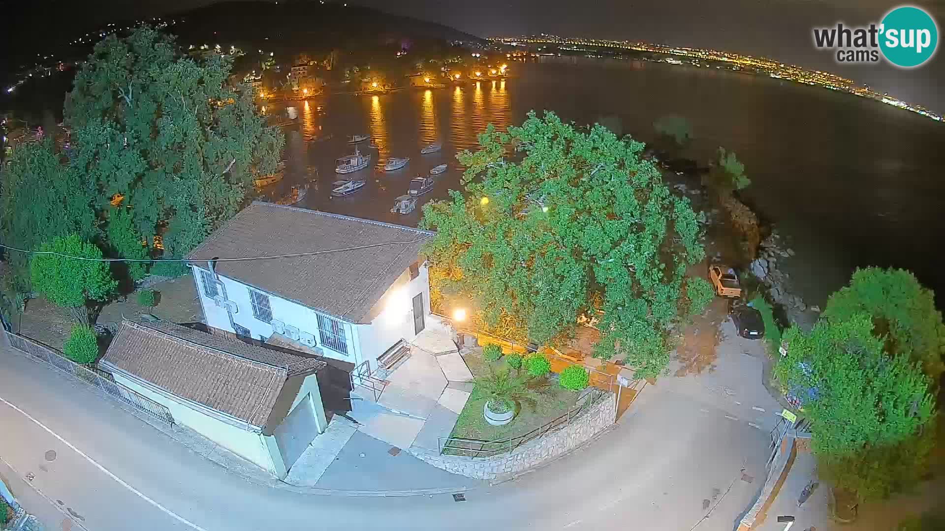 Webcam Ika Hafen – LIVE Blick auf den Hafen und die Lichter von Opatija