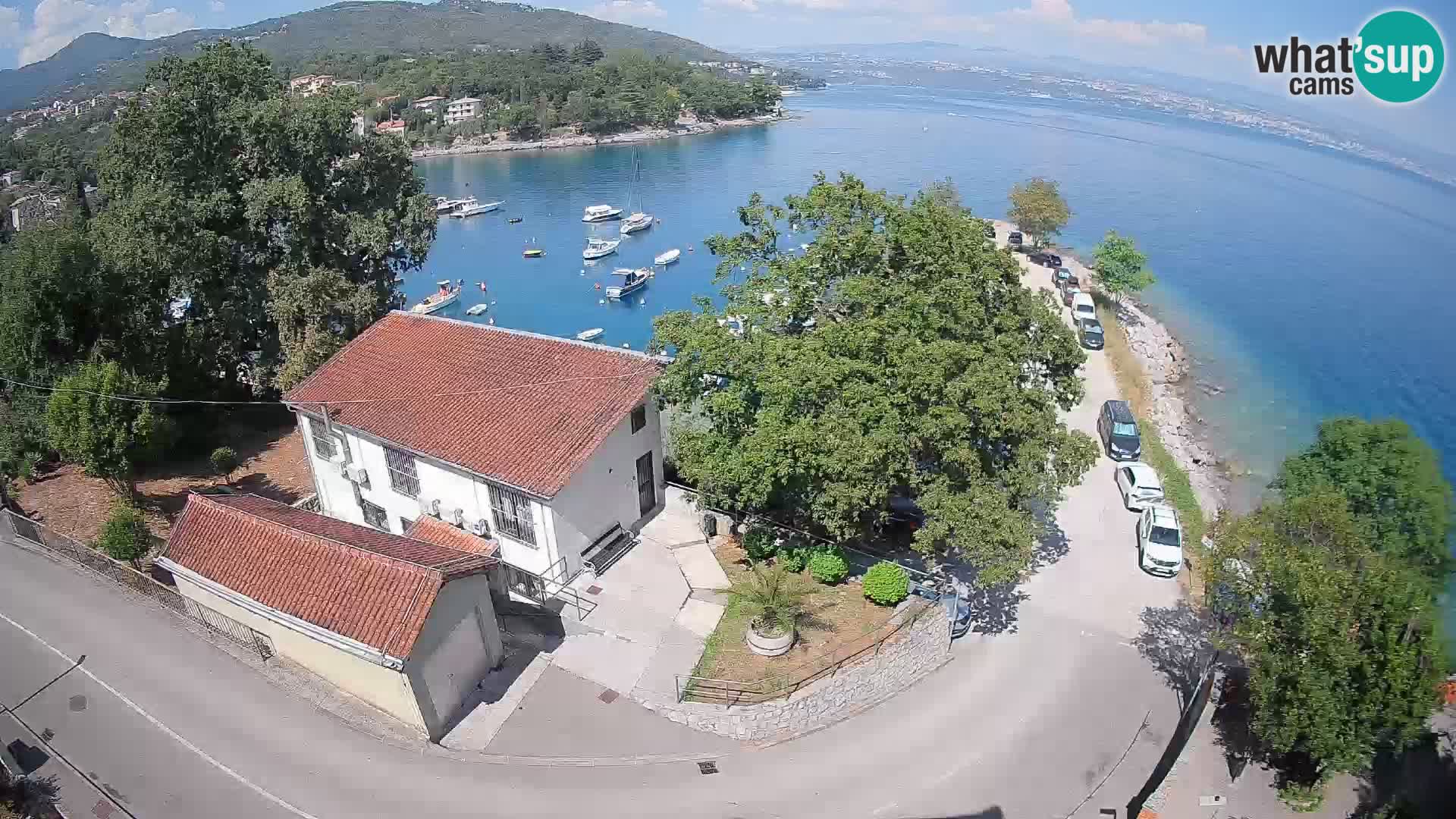 Webcam port d’Ika – Vue en direct et lumières d’Opatija