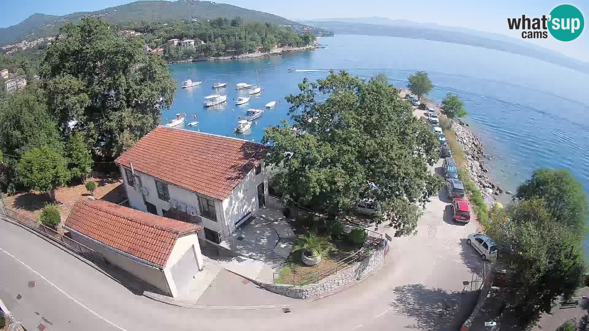 Webcam port d’Ika – Vue en direct et lumières d’Opatija