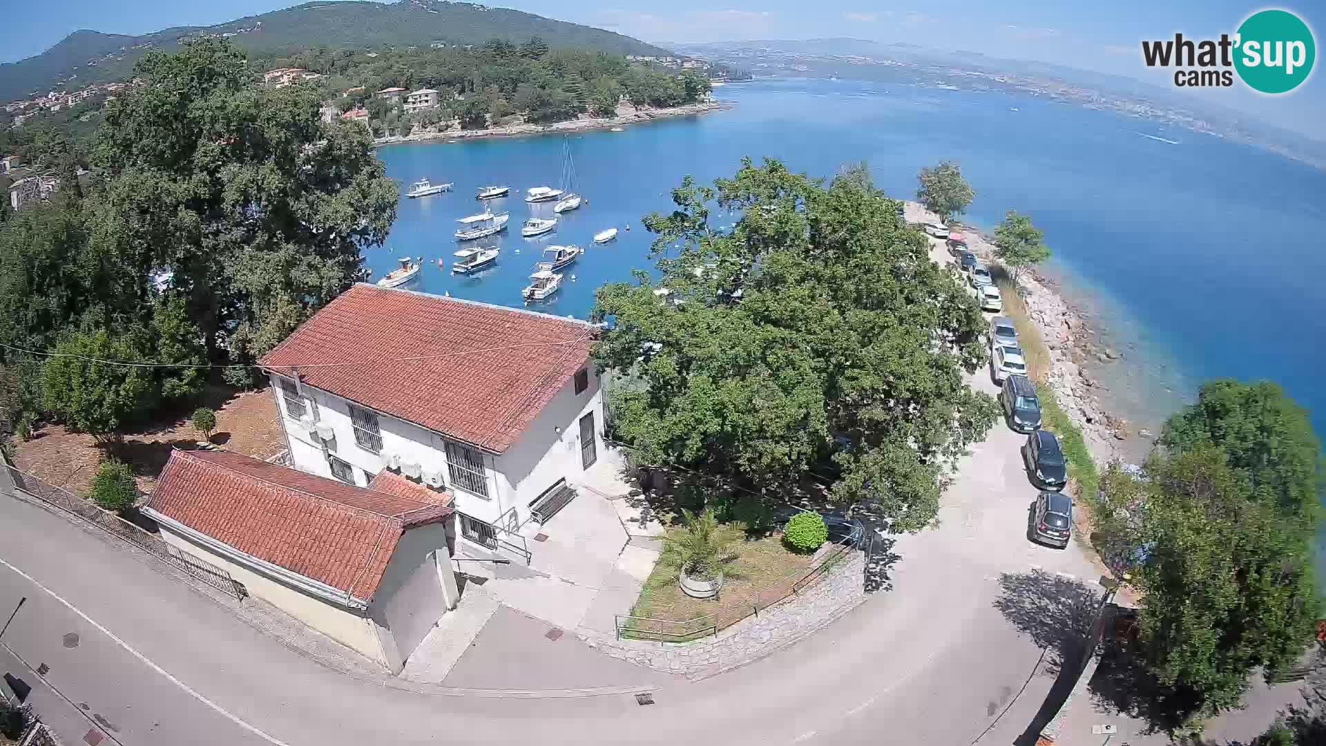 Webcam port d’Ika – Vue en direct et lumières d’Opatija
