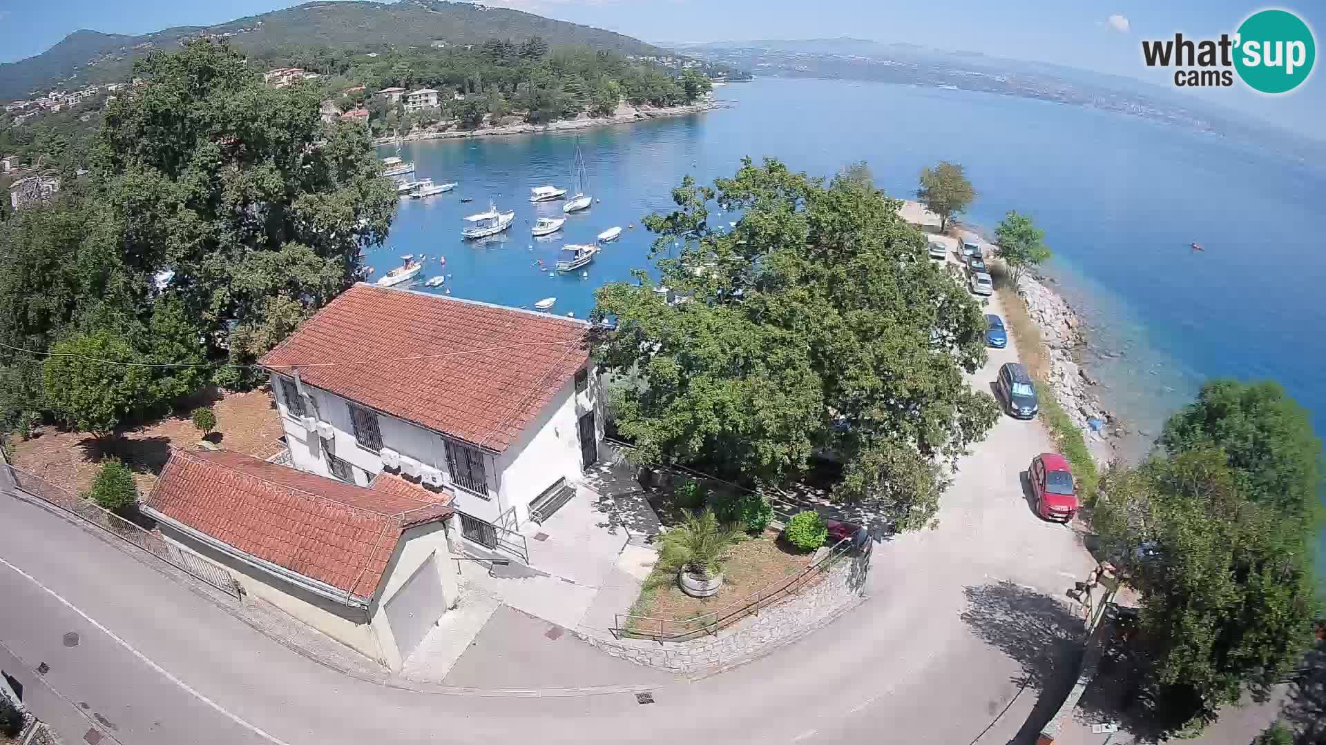 Webcam port d’Ika – Vue en direct et lumières d’Opatija
