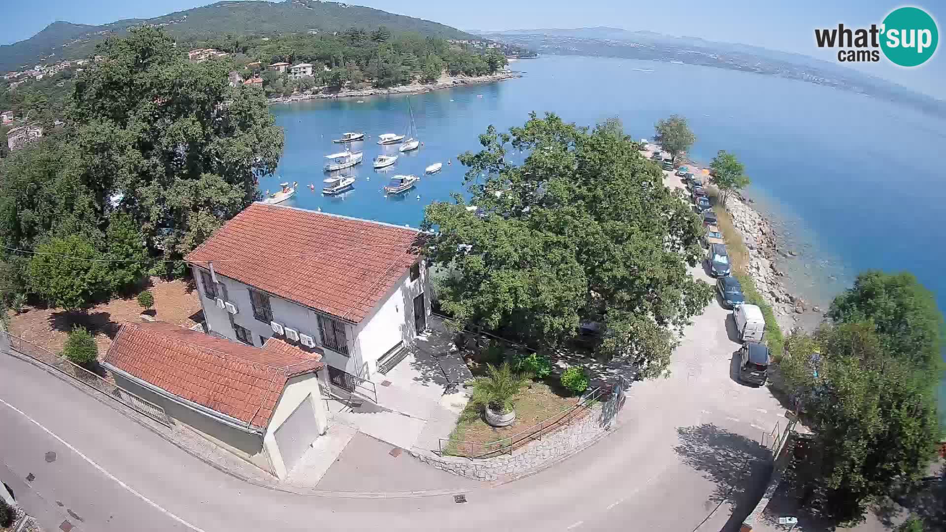 Webcam porto Ika – Vista LIVE sul porto e le luci di Opatija
