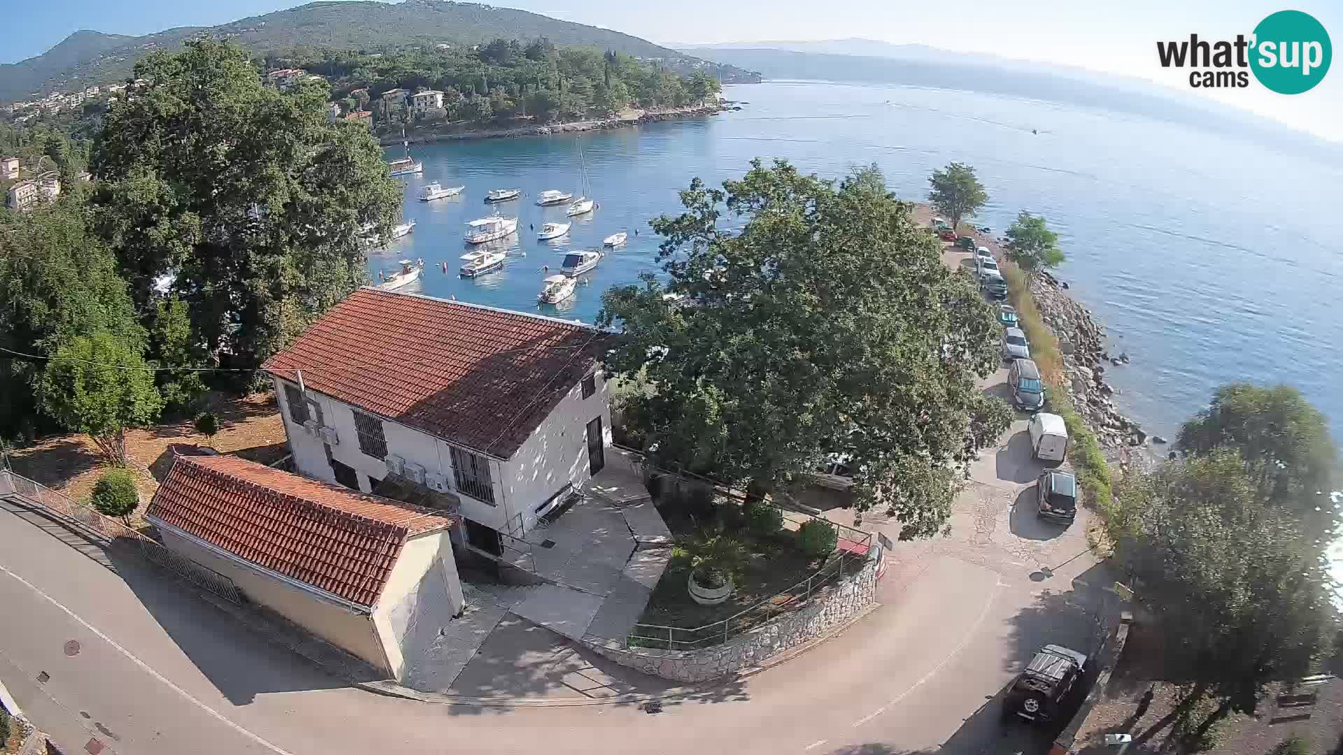 Ika Harbor Webcam – LIVE View of the Harbor and Opatija Lights