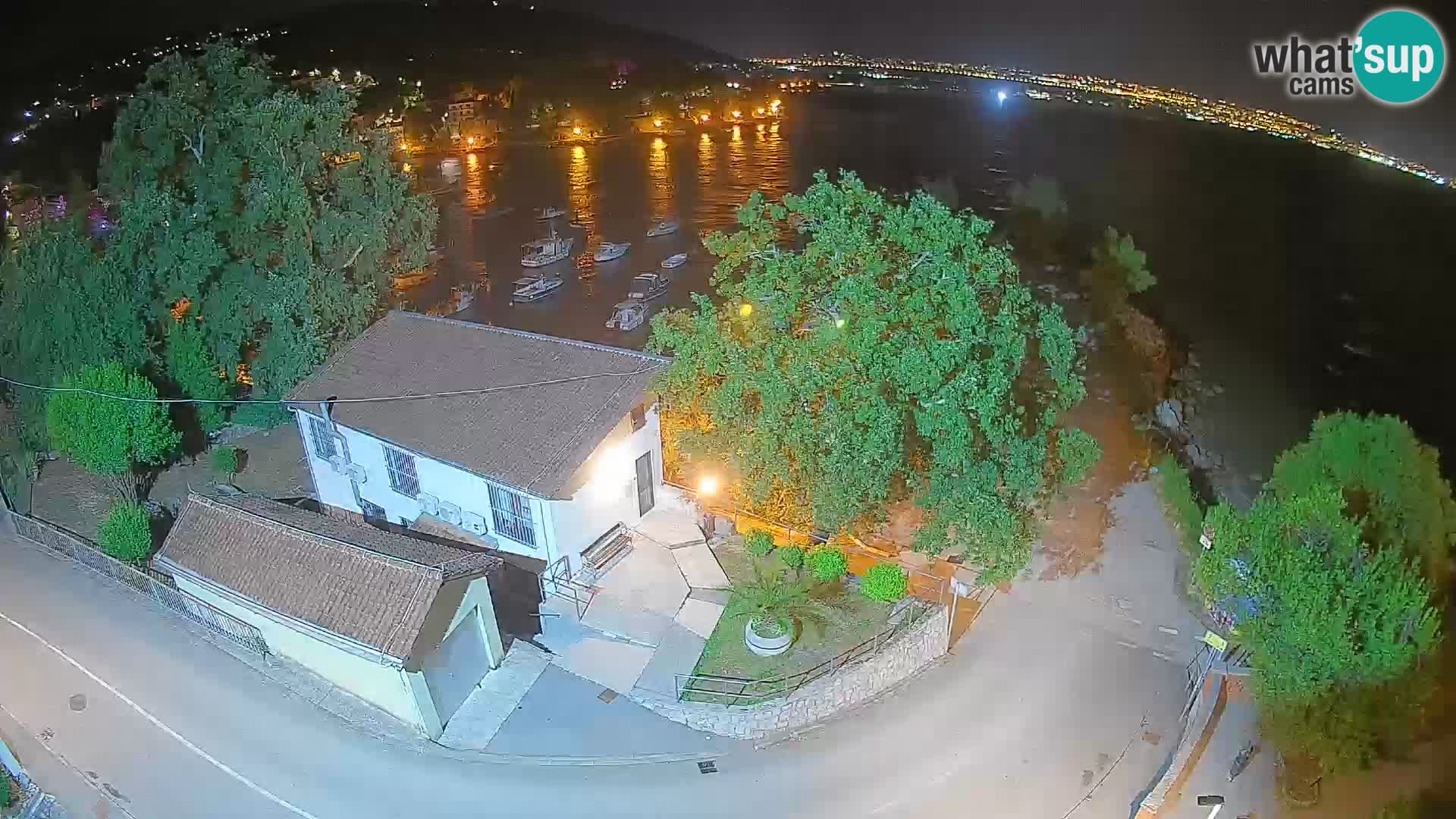 Webcam port d’Ika – Vue en direct et lumières d’Opatija