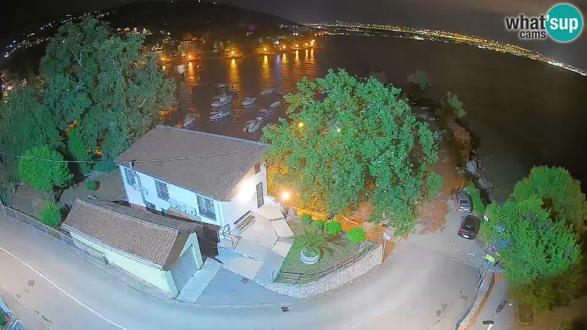Webcam Ika Hafen – LIVE Blick auf den Hafen und die Lichter von Opatija