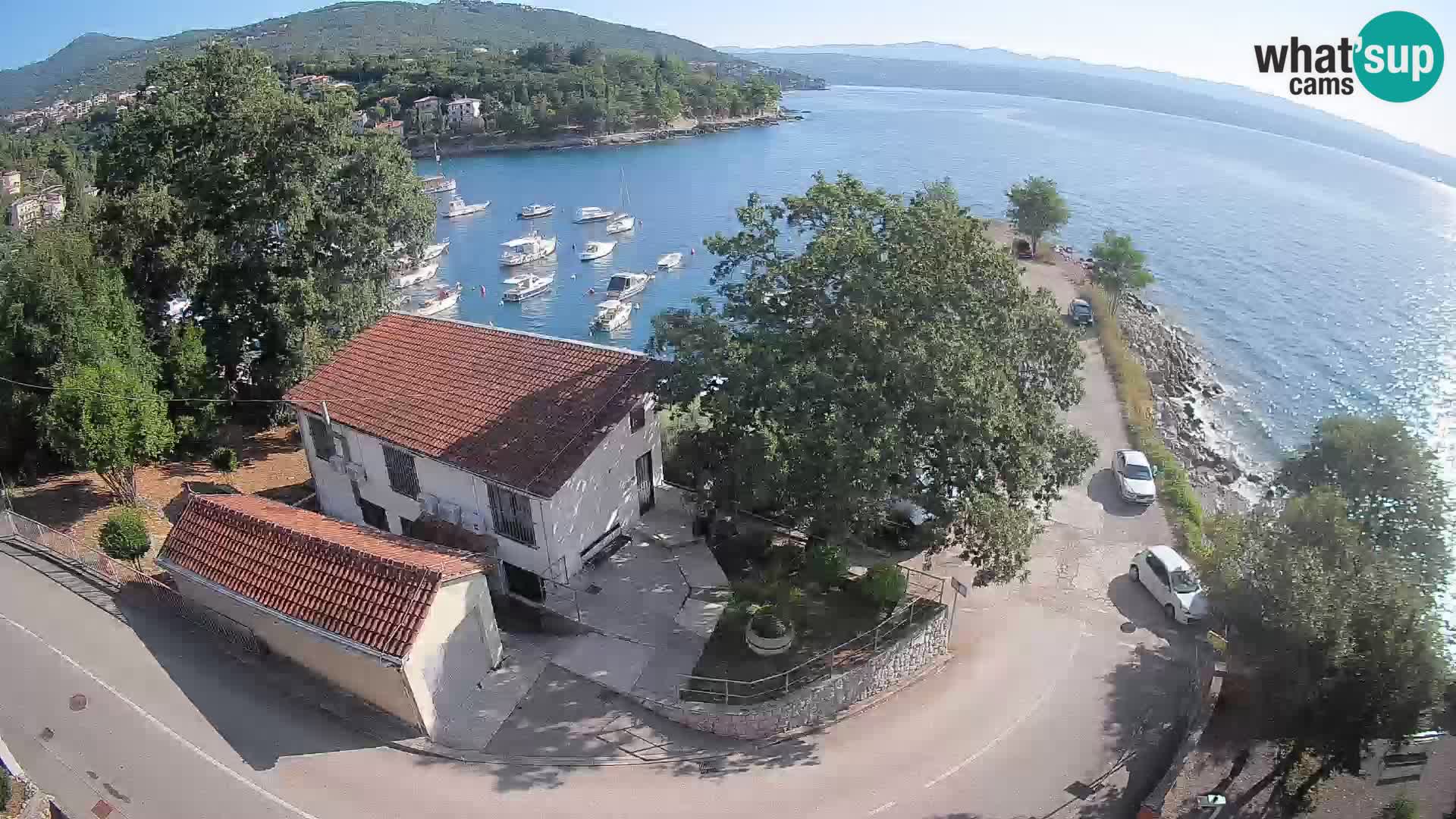 Ika Harbor Webcam – LIVE View of the Harbor and Opatija Lights