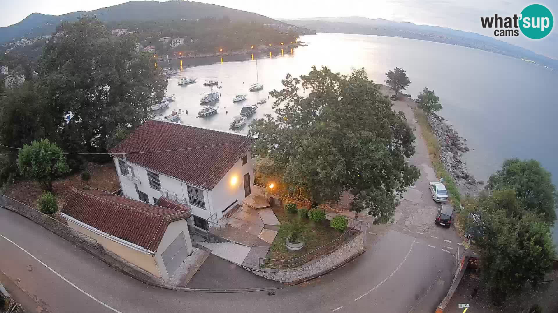Webcam port d’Ika – Vue en direct et lumières d’Opatija